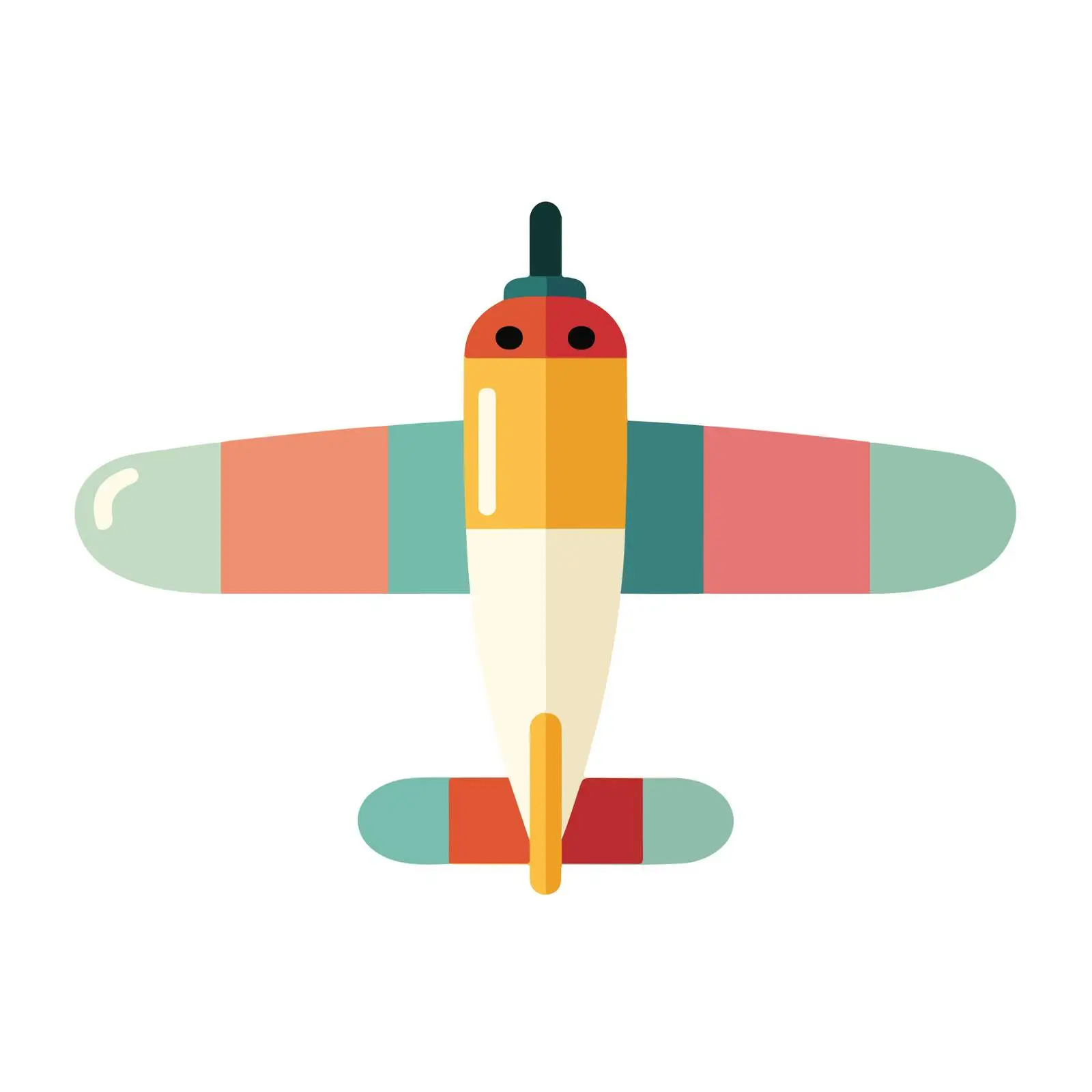 Minimalist Airplane Icon Design — free download from Dotvec