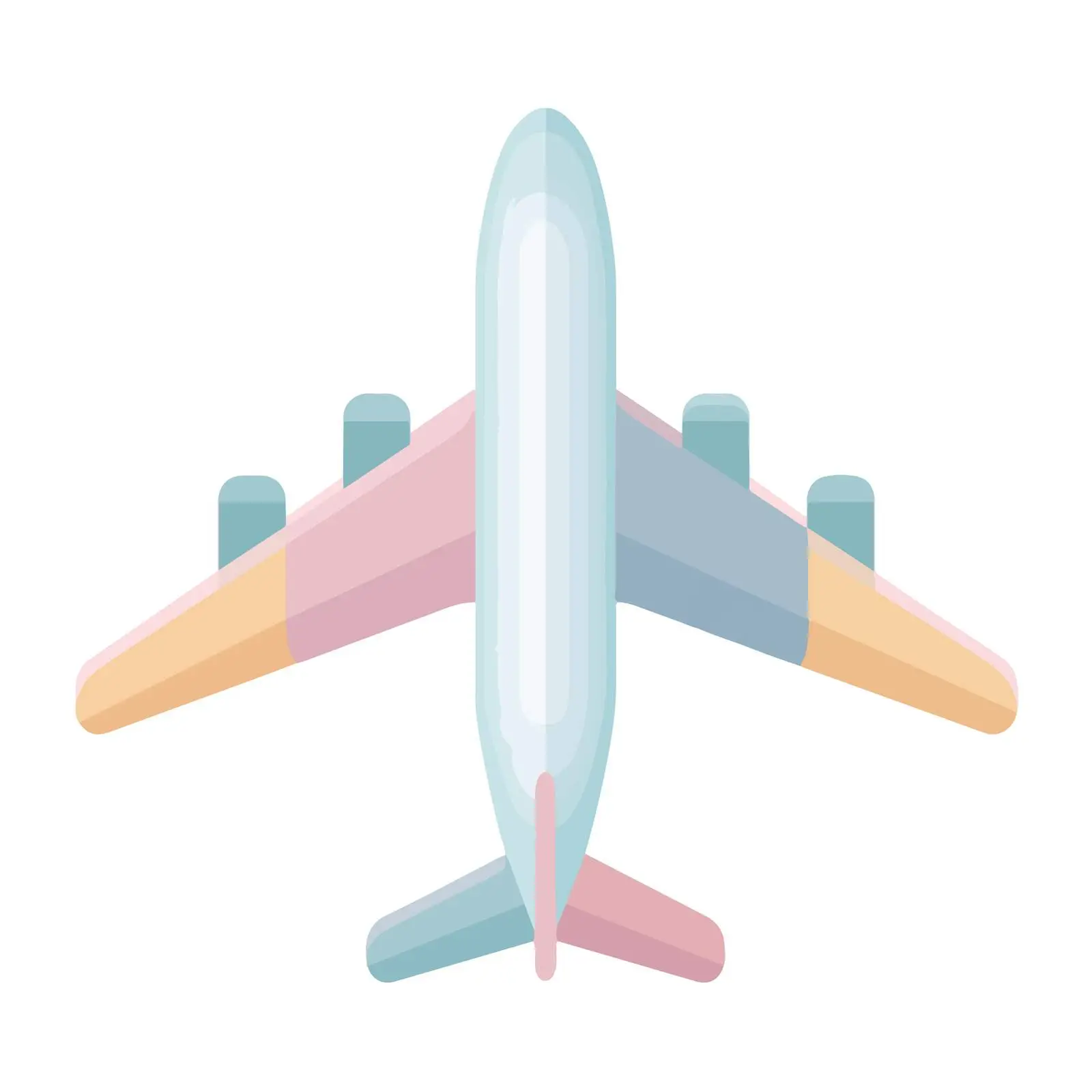 Minimalist Airplane Icon — free download from Dotvec