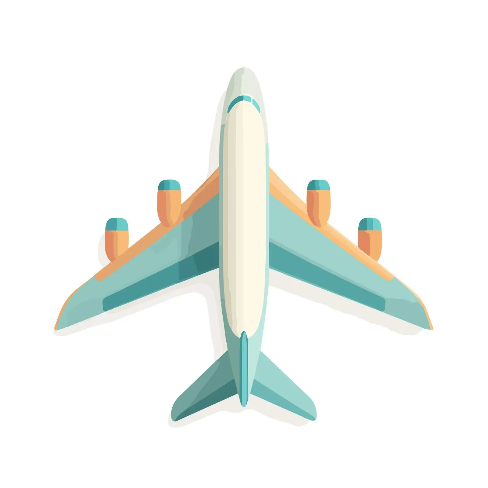 Minimalist Airplane Icon — free download from Dotvec