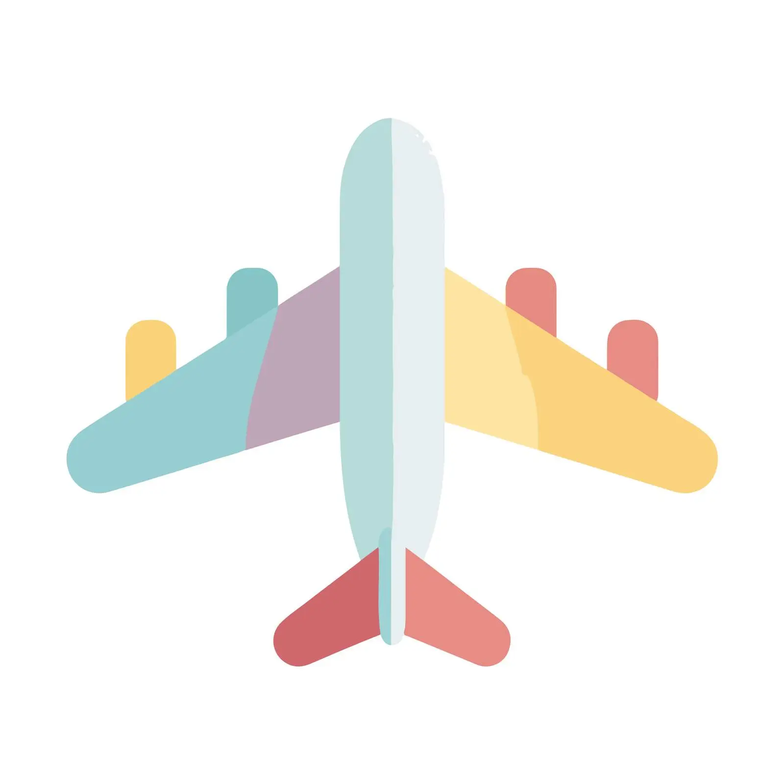 Minimalist Airplane Icon — free download from Dotvec