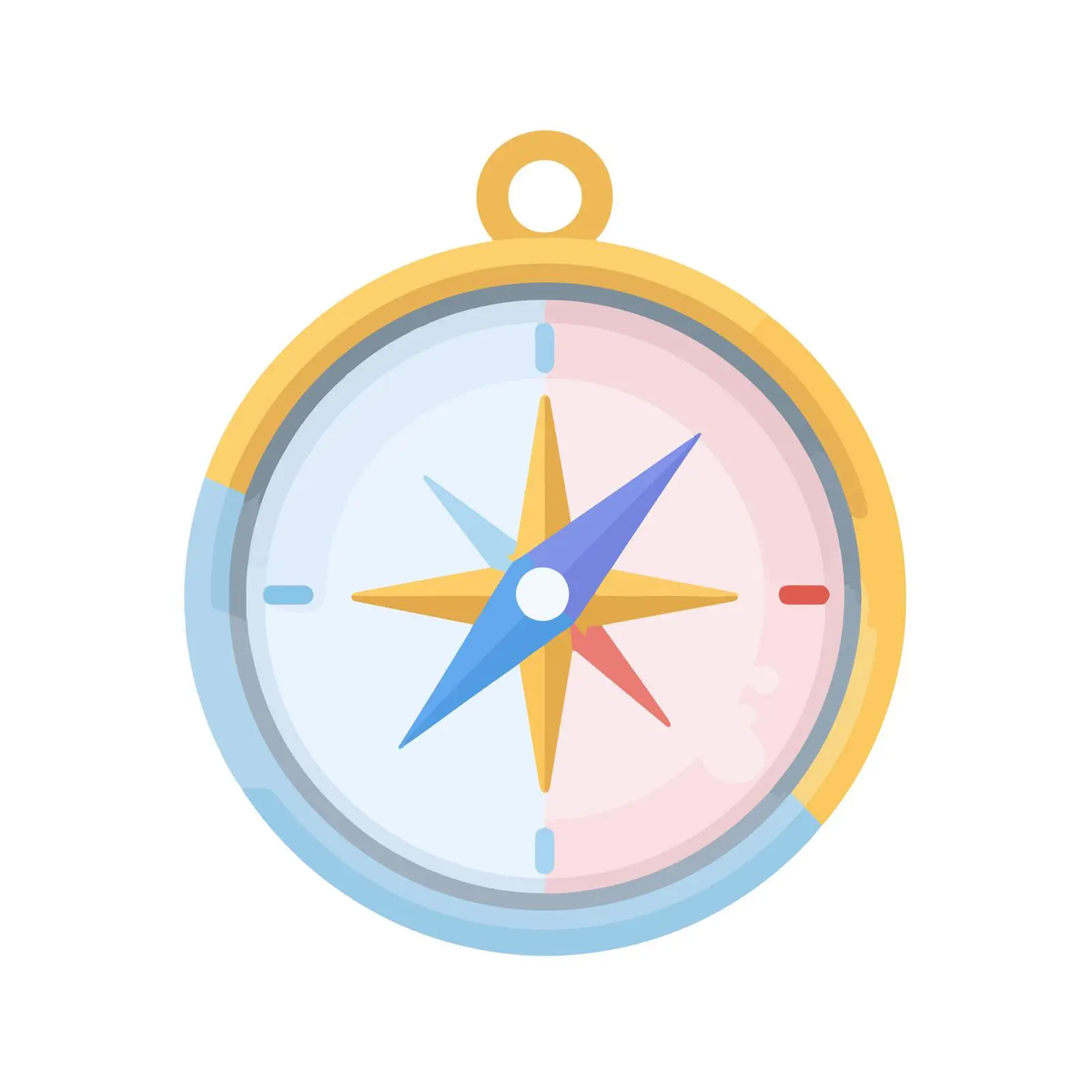 Minimalist Compass Icon — free download from Dotvec