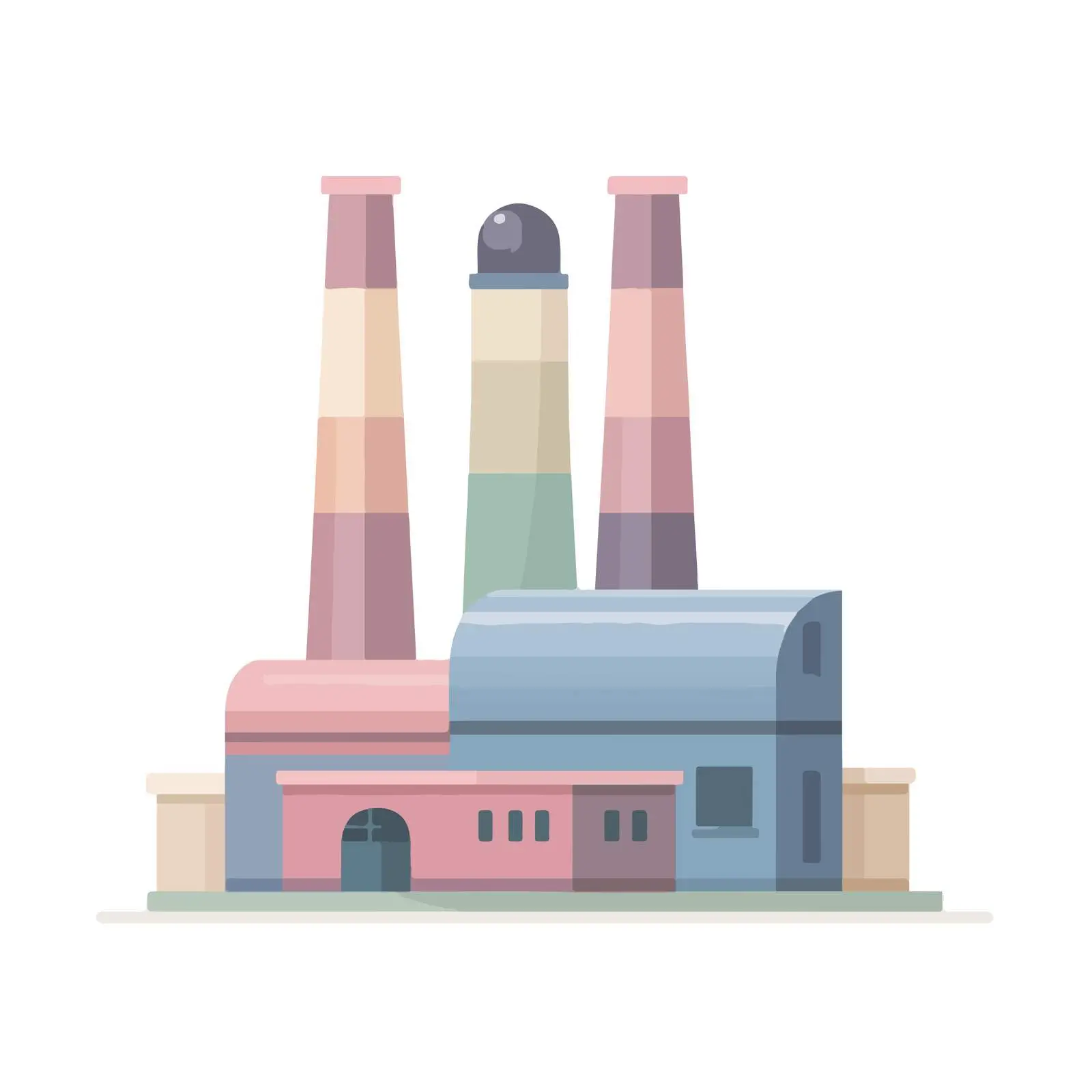 Glossy Factory Icon — free download from Dotvec