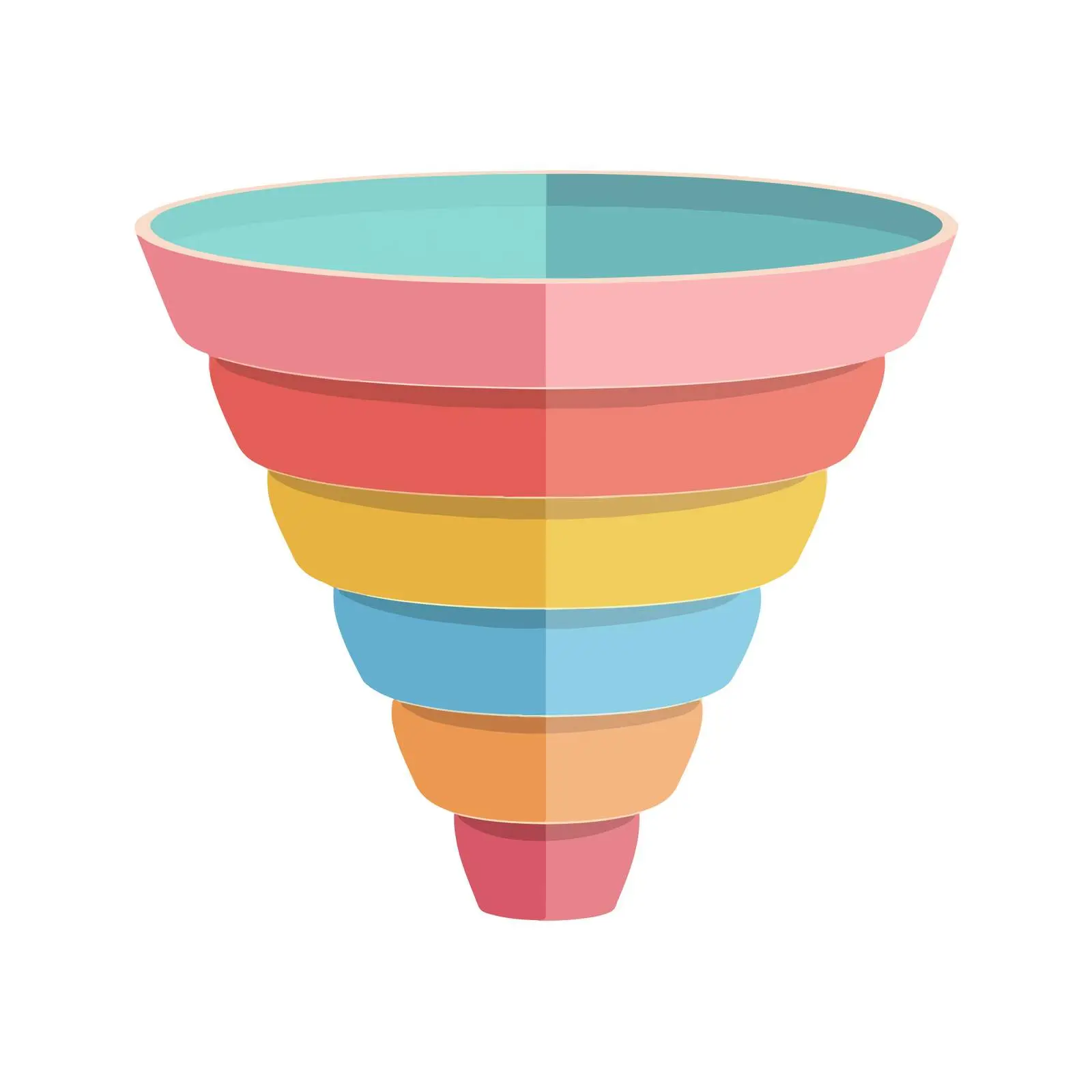 Minimalist Funnel Icon — free download from Dotvec