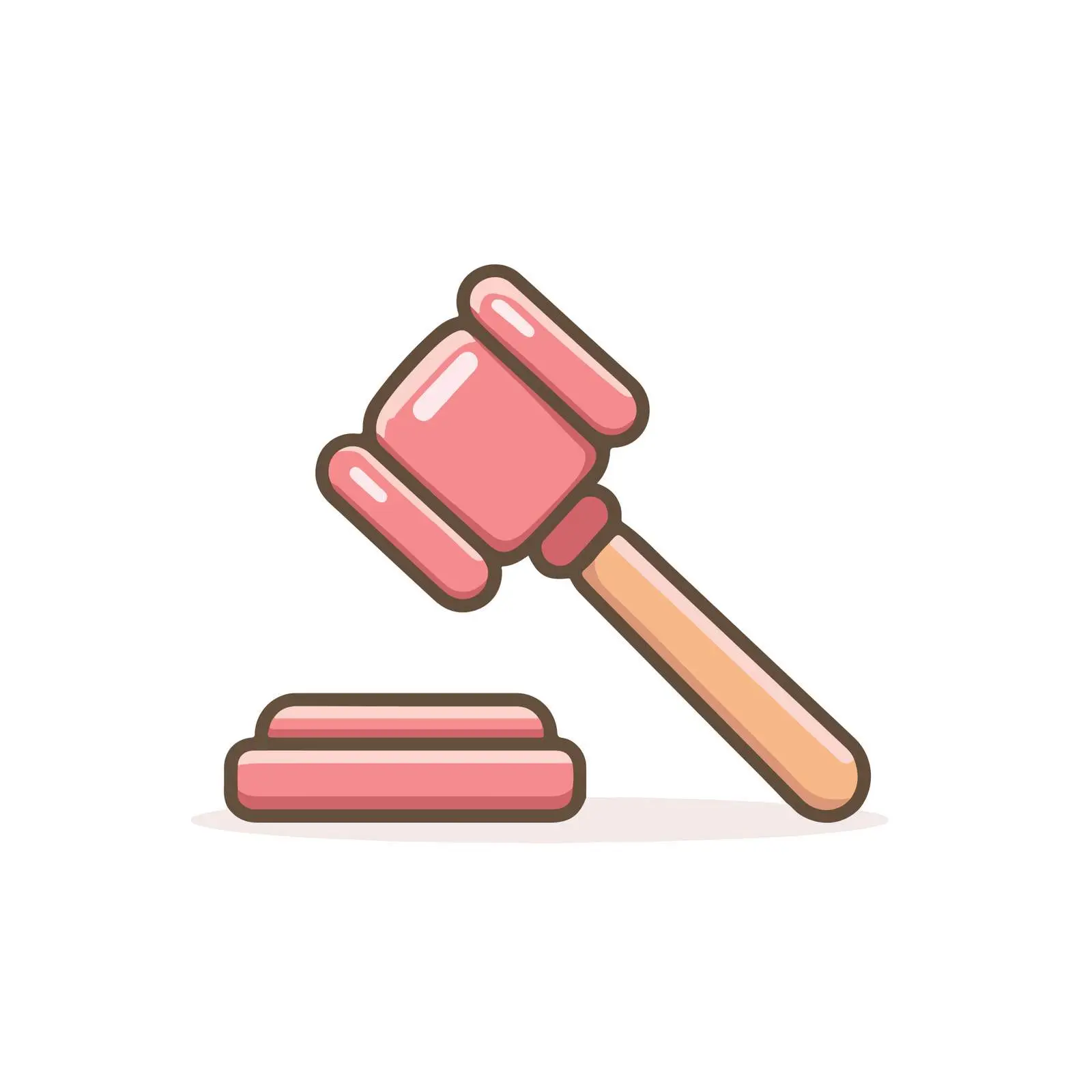 Glossy Gavel Icon — free download from Dotvec