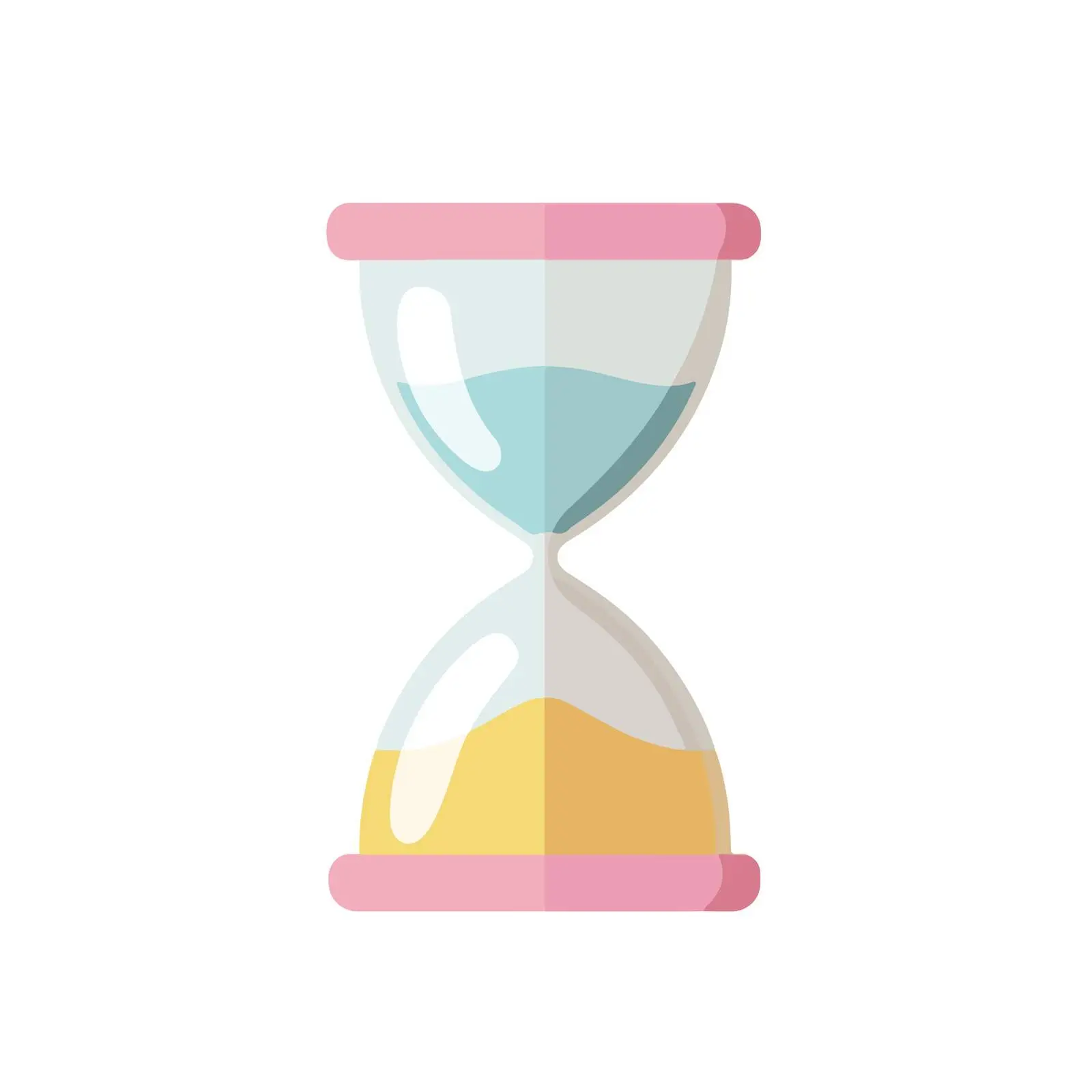 Minimalist Hourglass Icon — free download from Dotvec