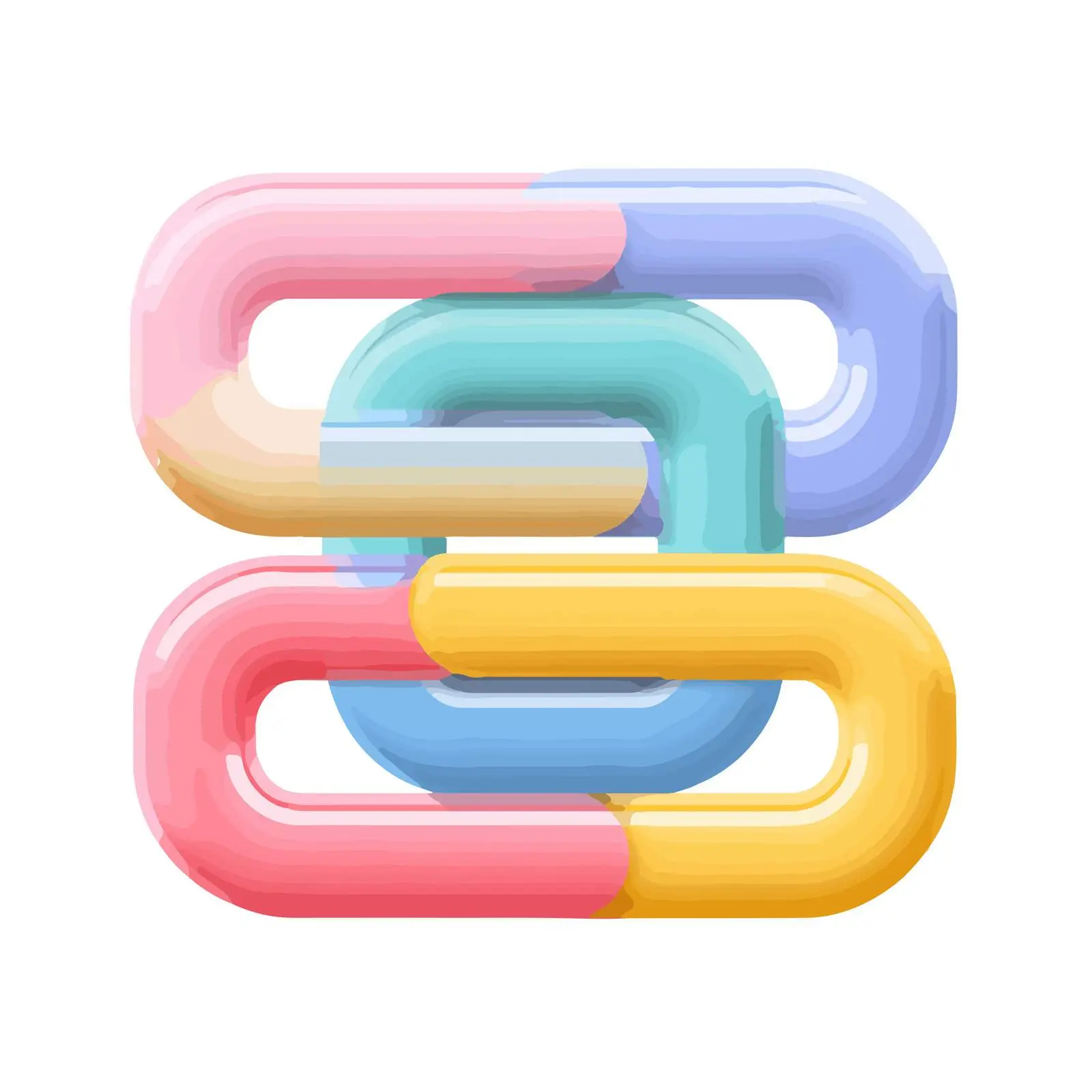 Glossy Minimalist Link Icon — free download from Dotvec