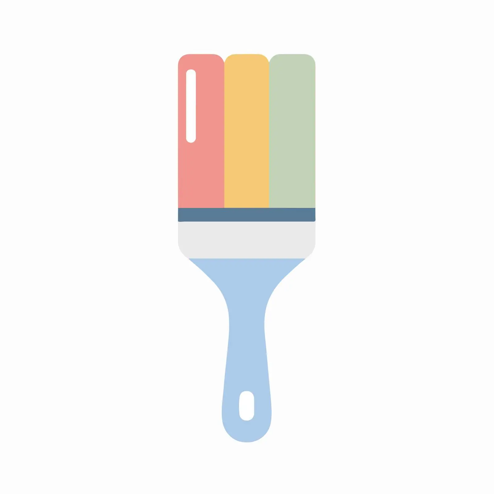 Minimalist Paint Brush Icon — free download from Dotvec