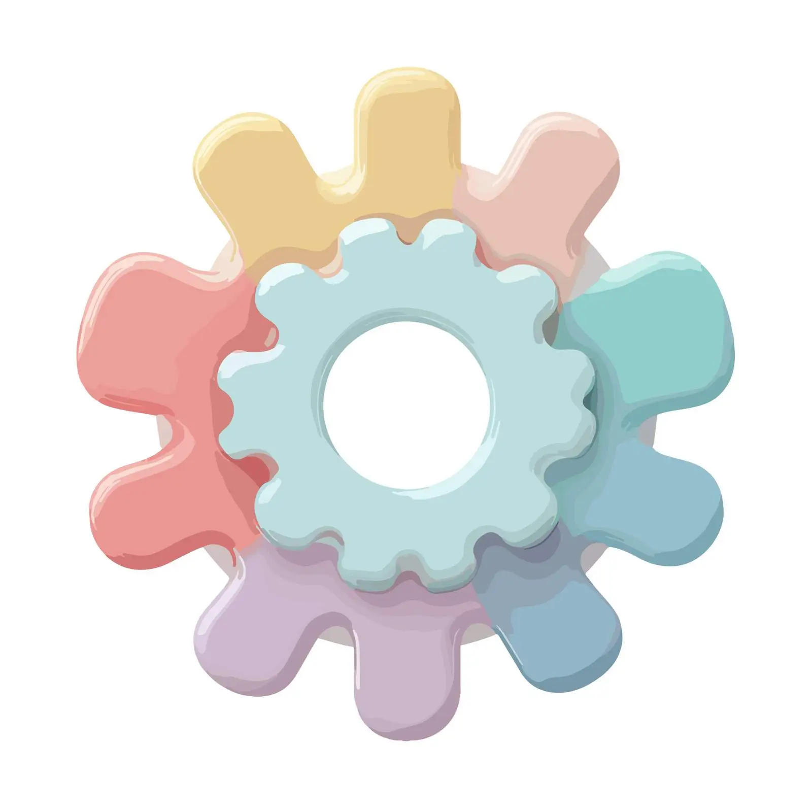 Minimalist Settings Gear Icon — free download from Dotvec