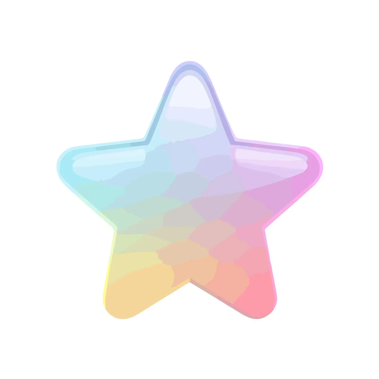 Minimalist Glossy Star Icon — free download from Dotvec