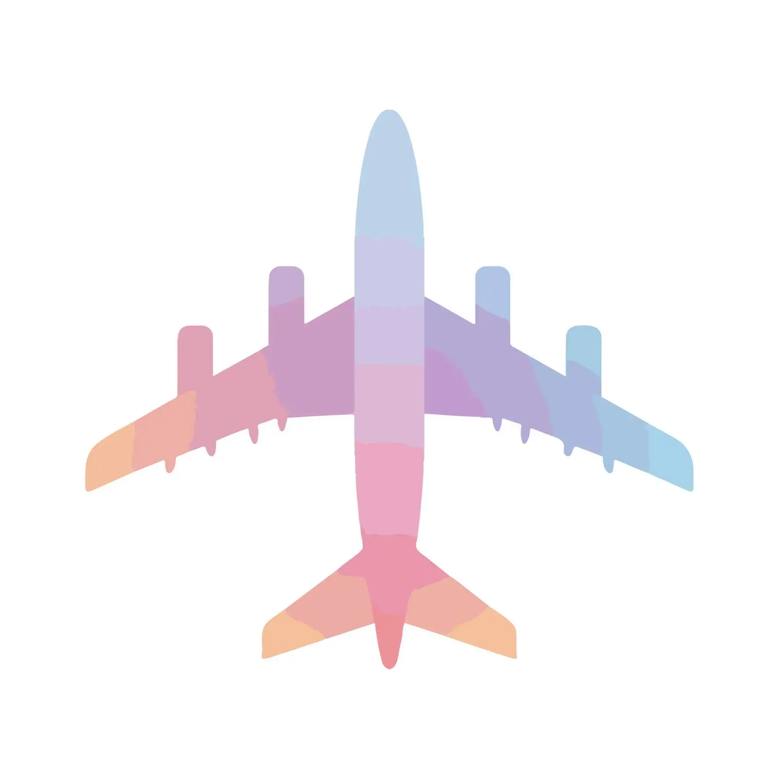 Gradient Airplane Icon — free download from Dotvec