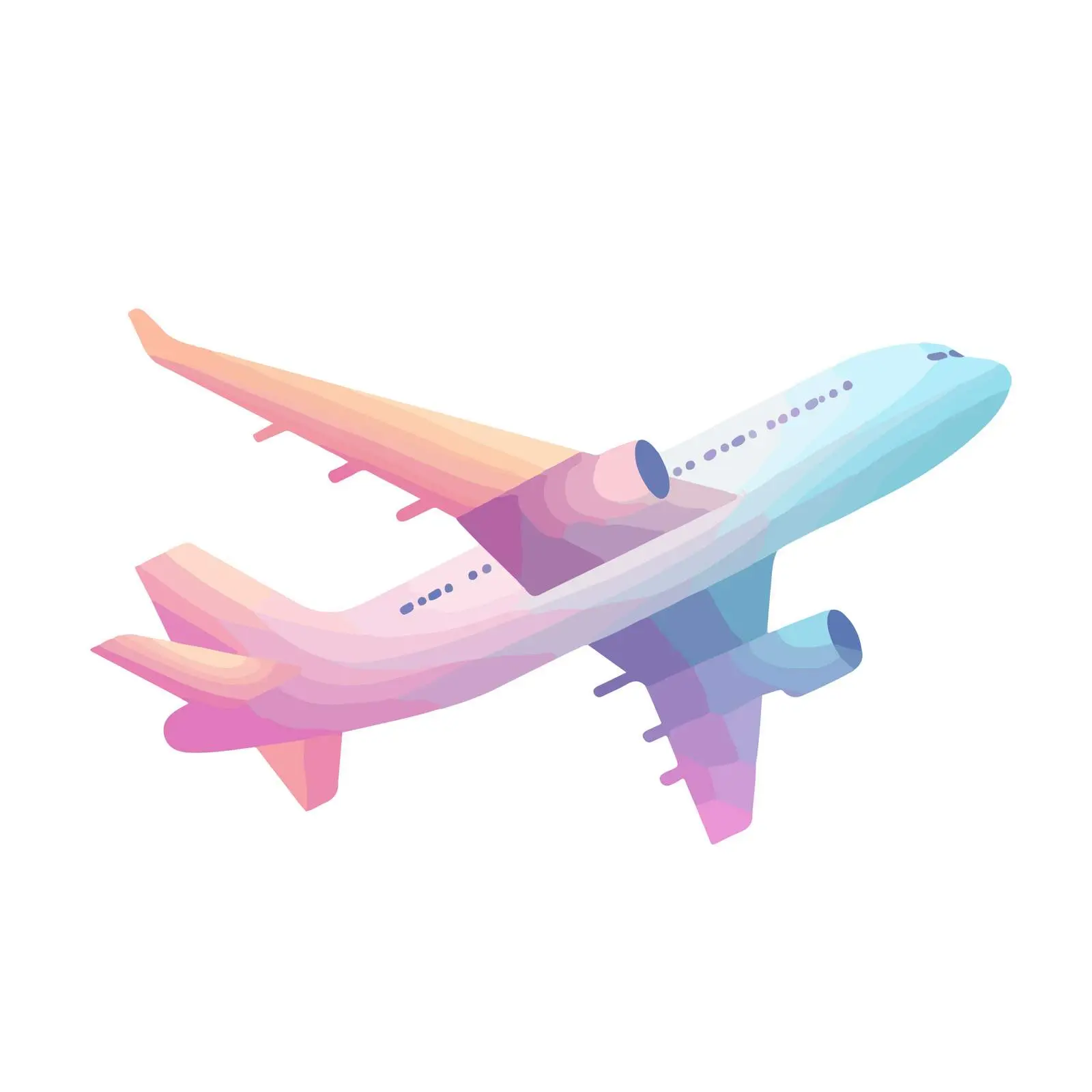 Gradient Airplane Icon — free download from Dotvec