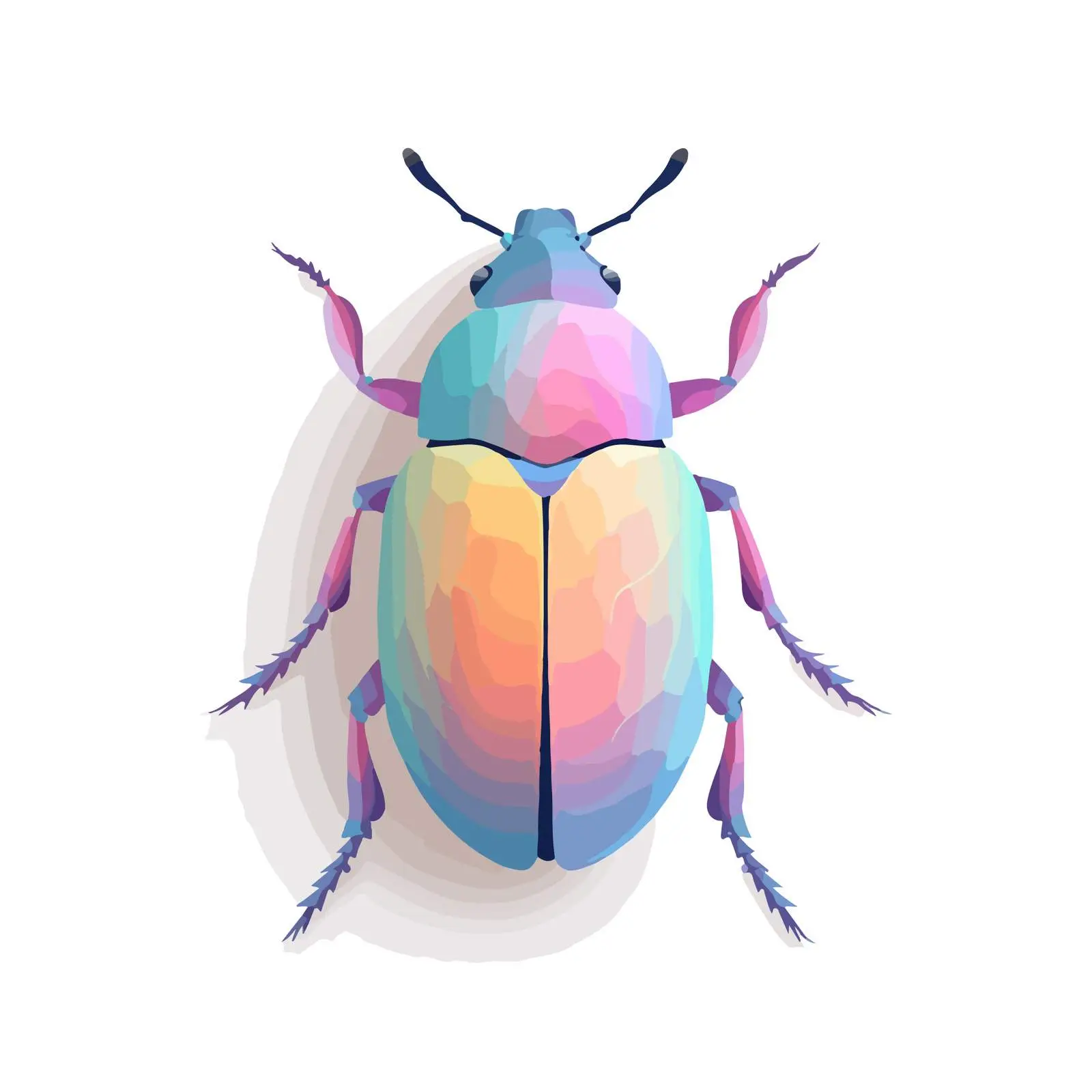 Gradient Bug Icon Minimalist Vector Design — free download from Dotvec