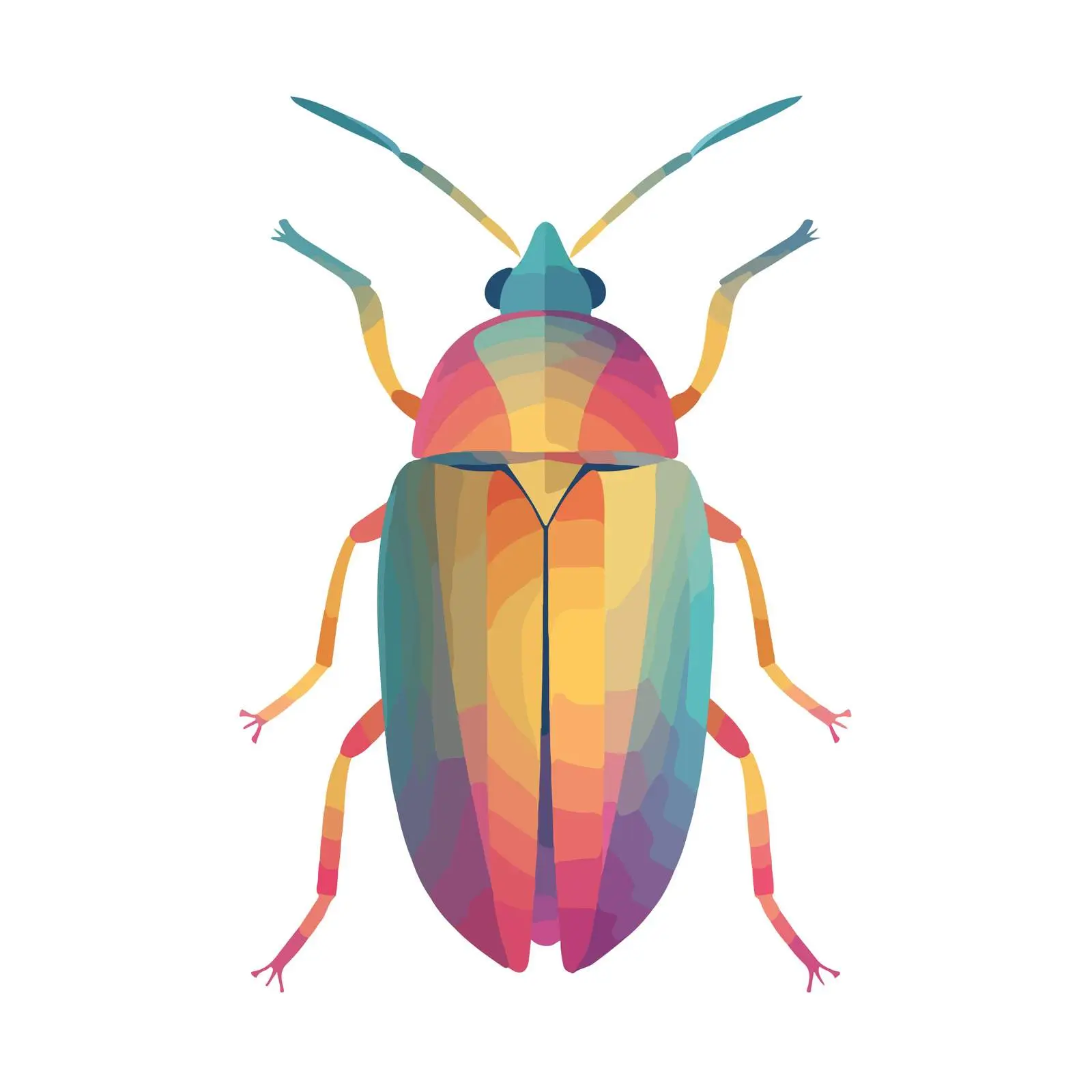 Gradient Bug Icon Vector Minimalist Style — free download from Dotvec