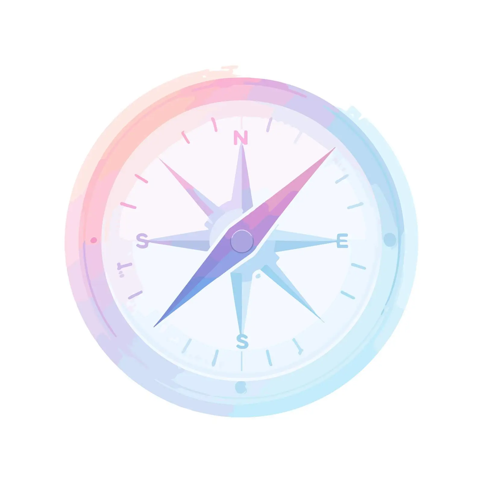 Gradient Compass Icon — free download from Dotvec