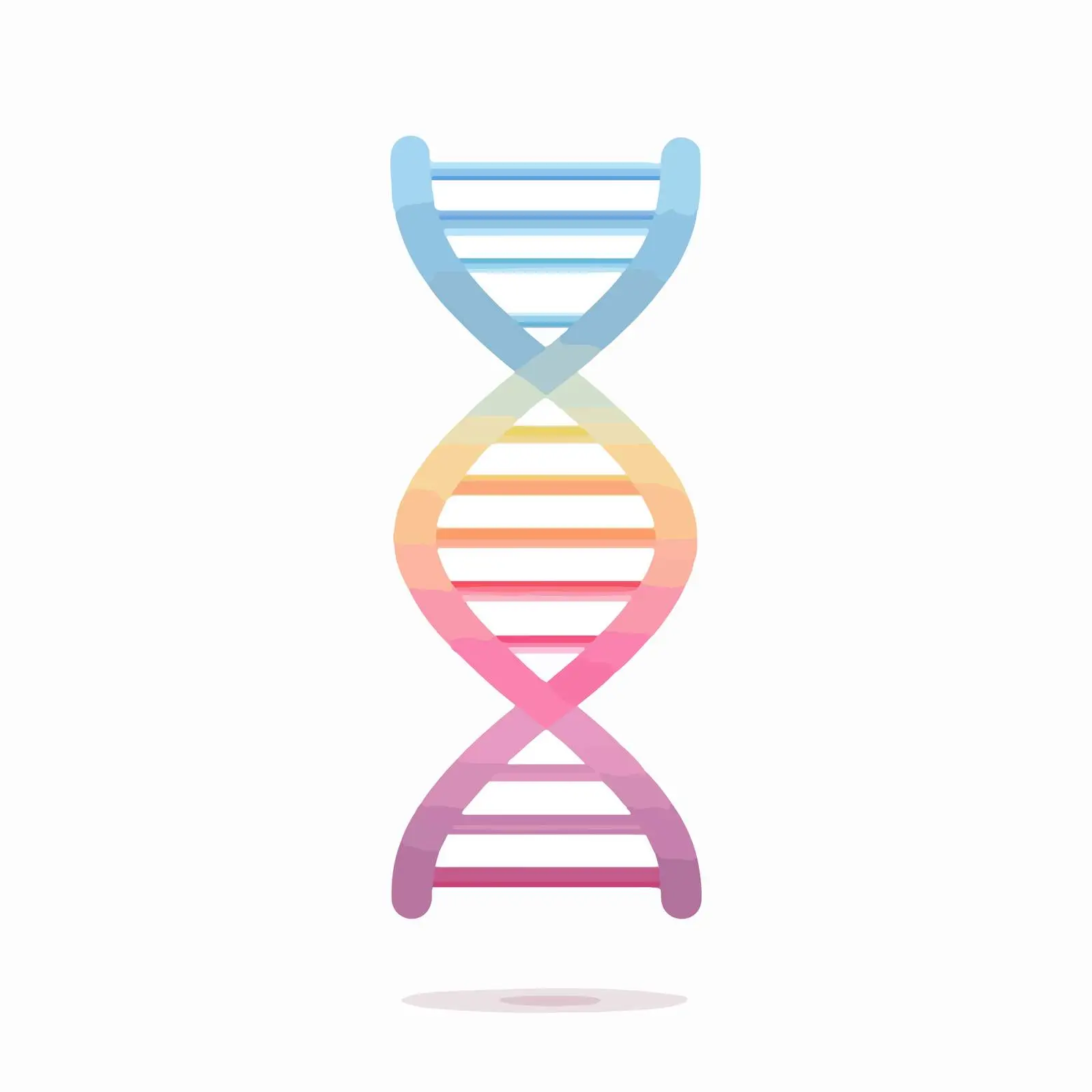 Gradient DNA Strand Icon Vector — free download from Dotvec