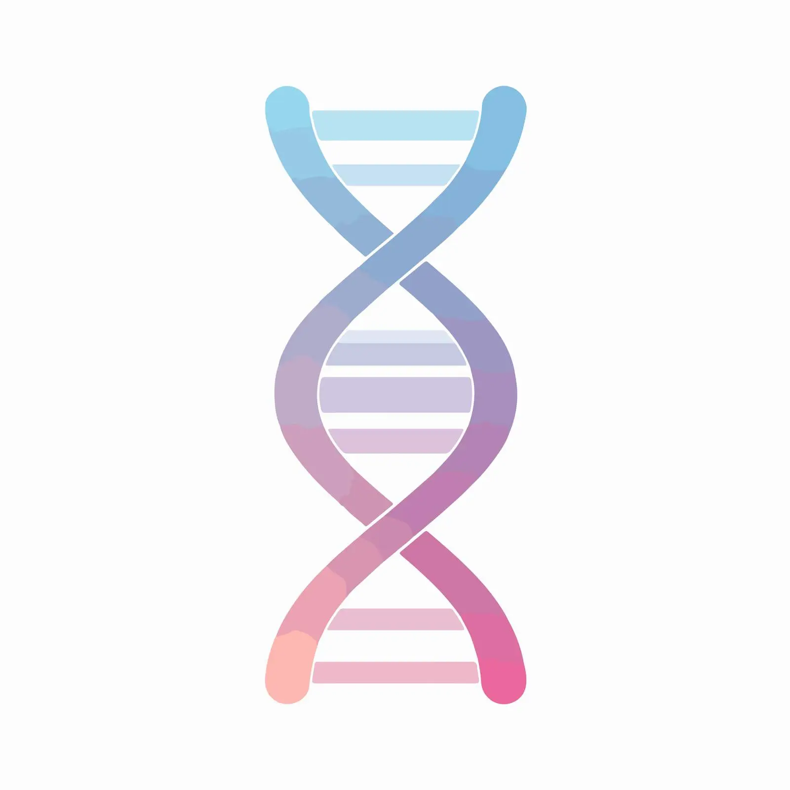 Gradient DNA Strand Icon – free dna image from Dotvec