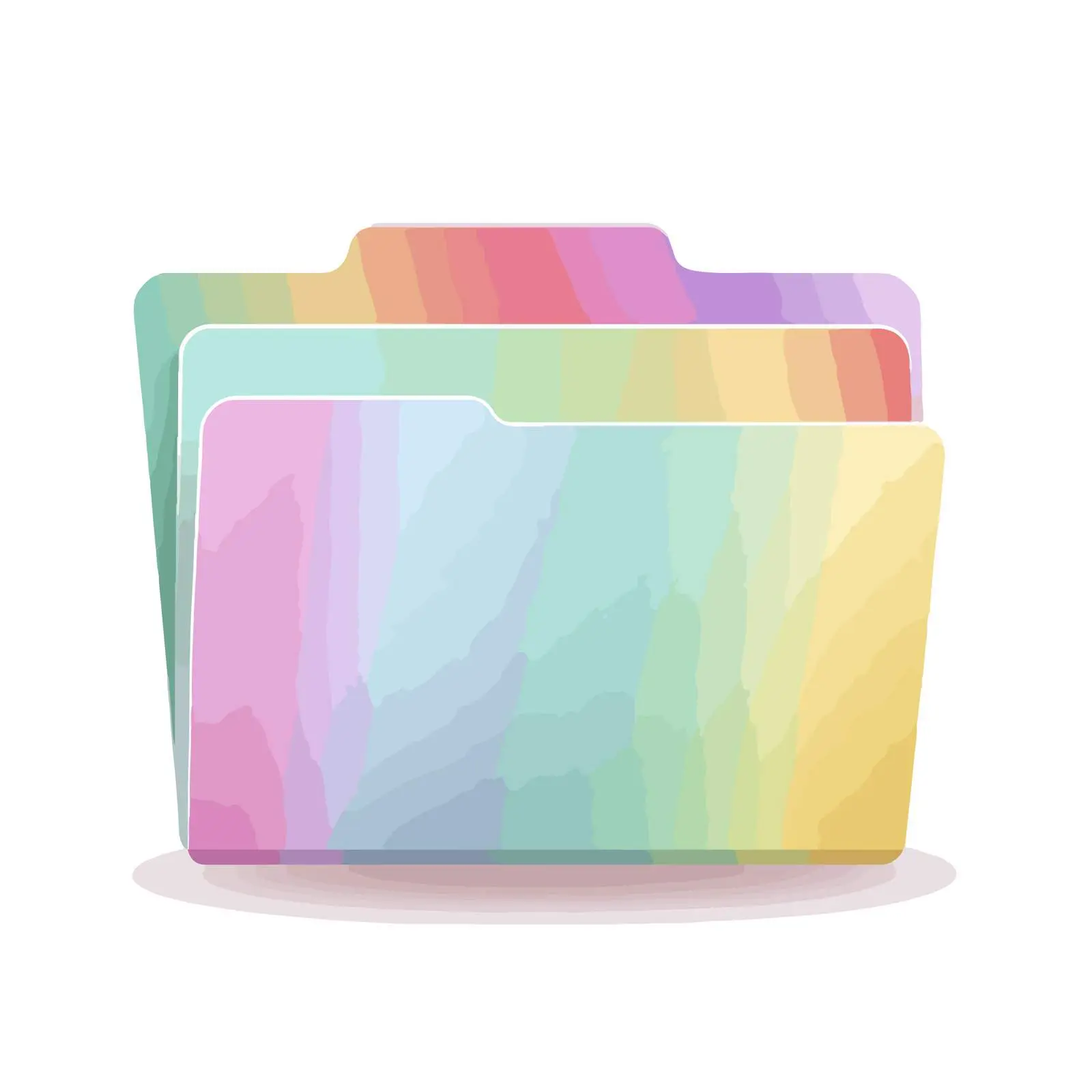 Gradient Folder Icon Design — free download from Dotvec