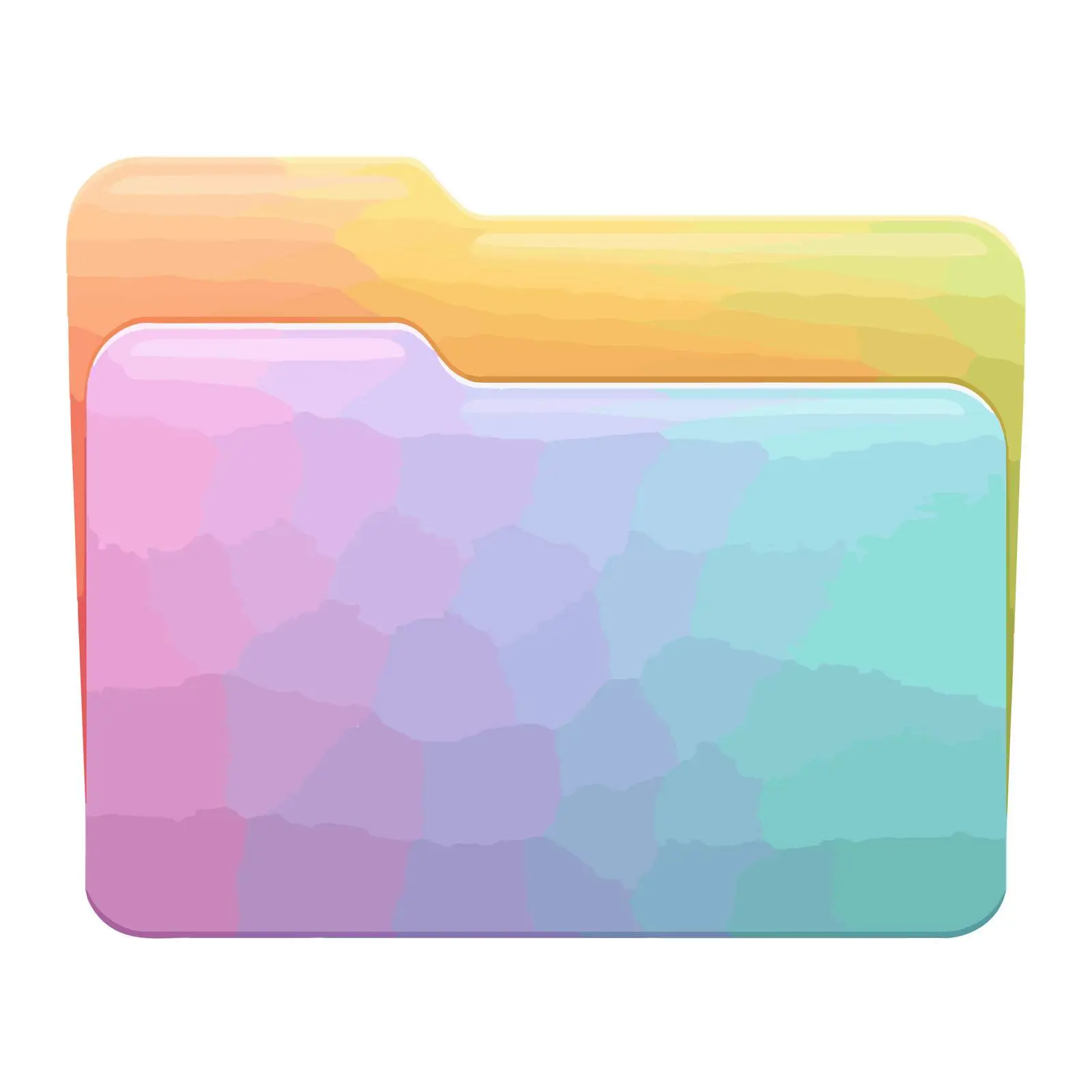 Gradient Folder Icon Vector Design — free download from Dotvec