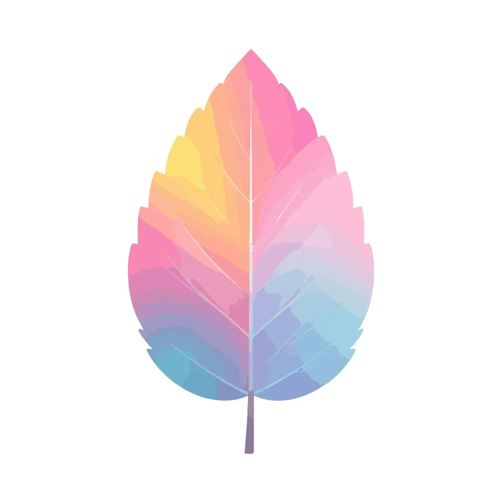 Gradient Leaf Vector Icon — free download from Dotvec