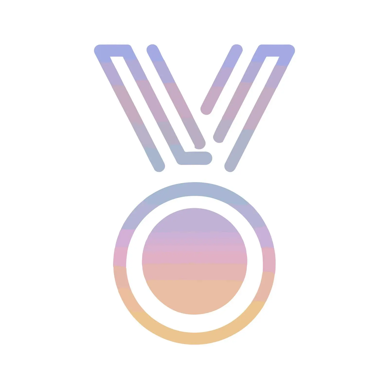 Gradient Medal Icon Design — free download from Dotvec