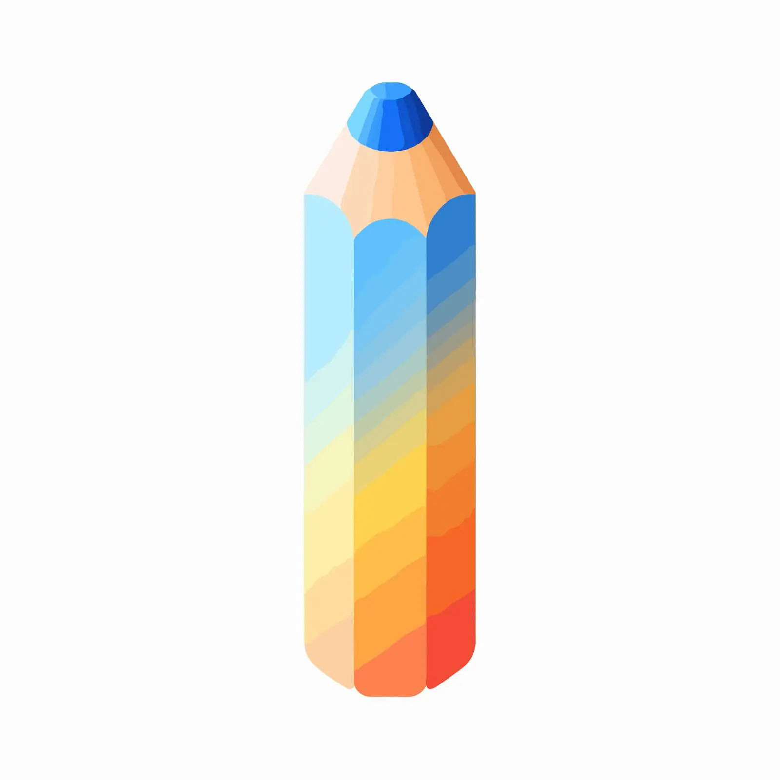 Minimalist Gradient Pencil Icon — free download from Dotvec