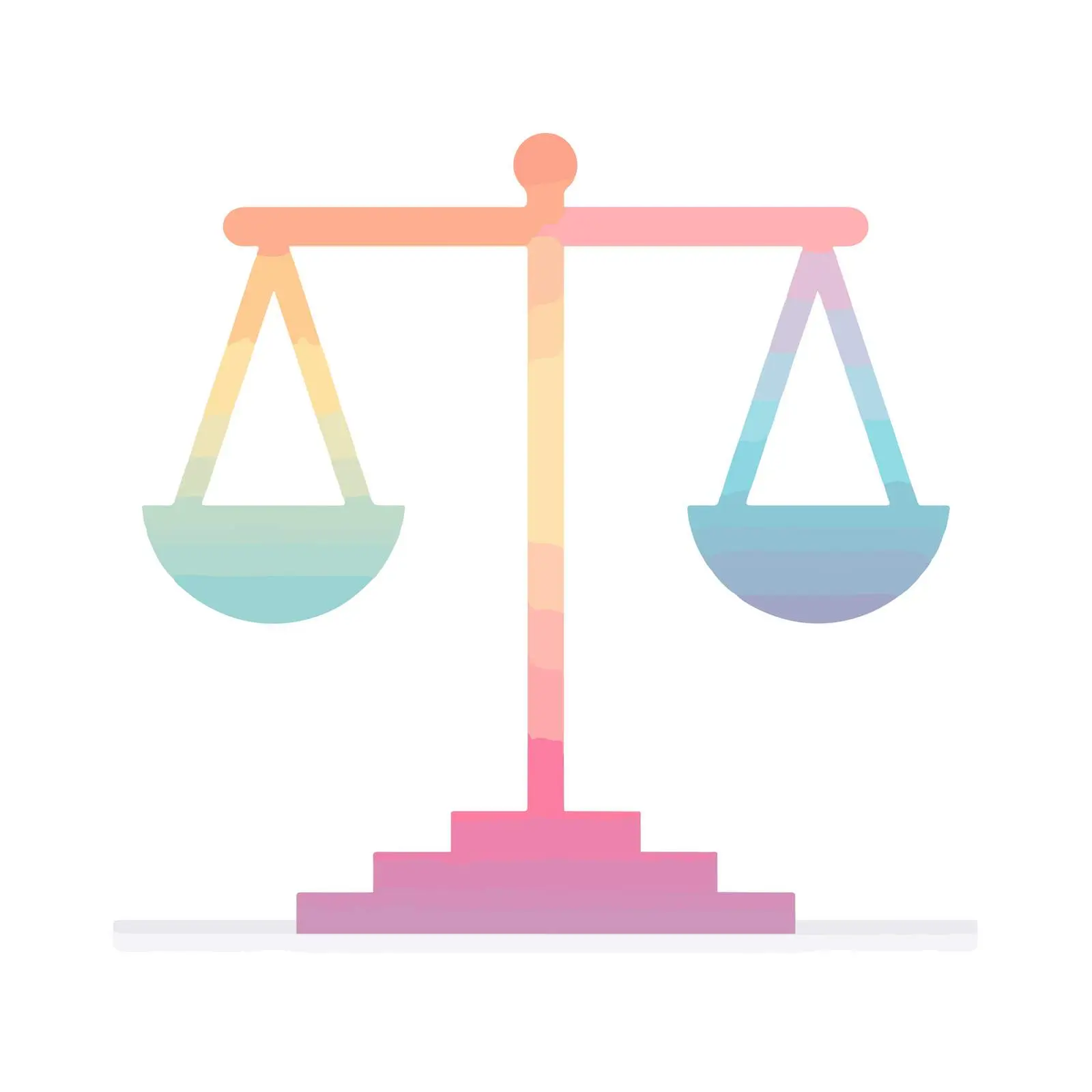Gradient Scales of Justice Icon — free download from Dotvec