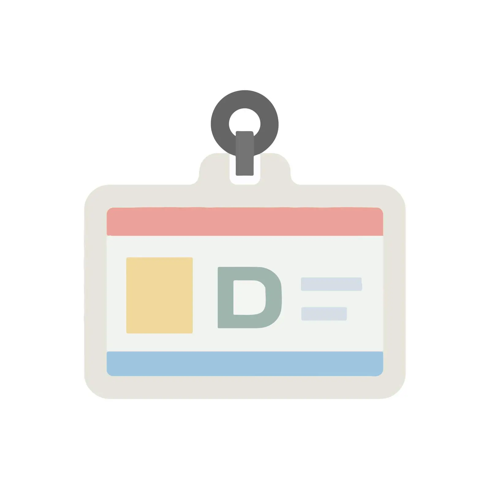 Minimalist ID Card Icon — free download from Dotvec