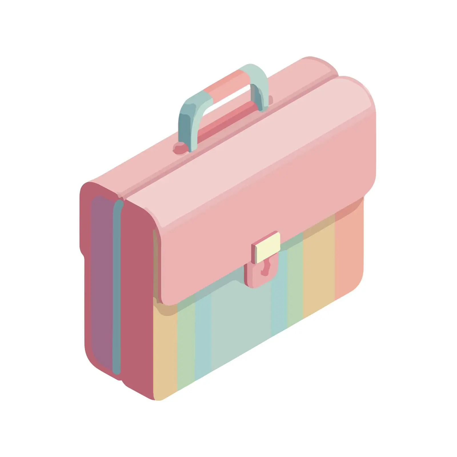 Isometric Briefcase Icon — free download from Dotvec