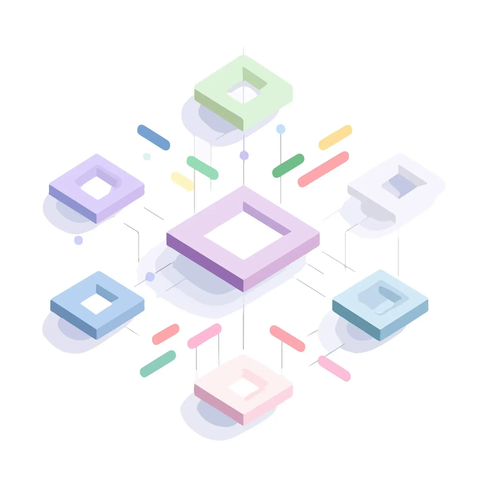Minimalist Isometric Code Bracket Icon — free download from Dotvec