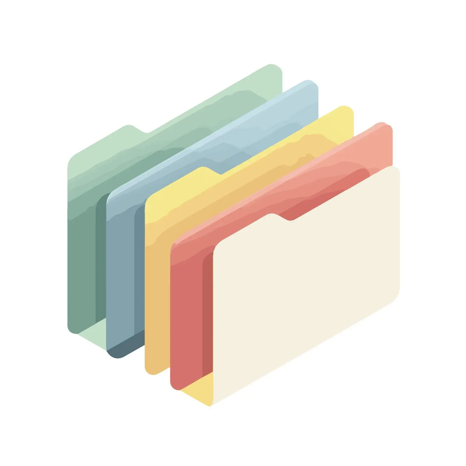 Isometric File Icon in Flat Design — free download from Dotvec