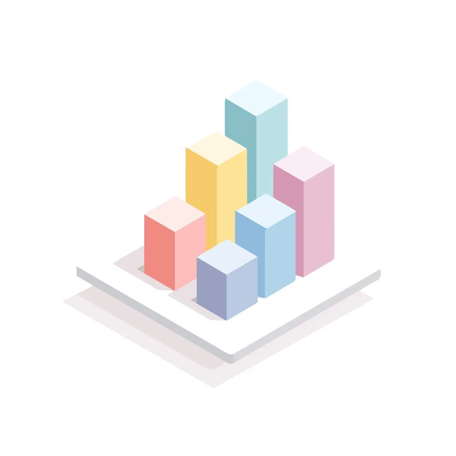 Isometric Line Chart Icon Vector — free download from Dotvec
