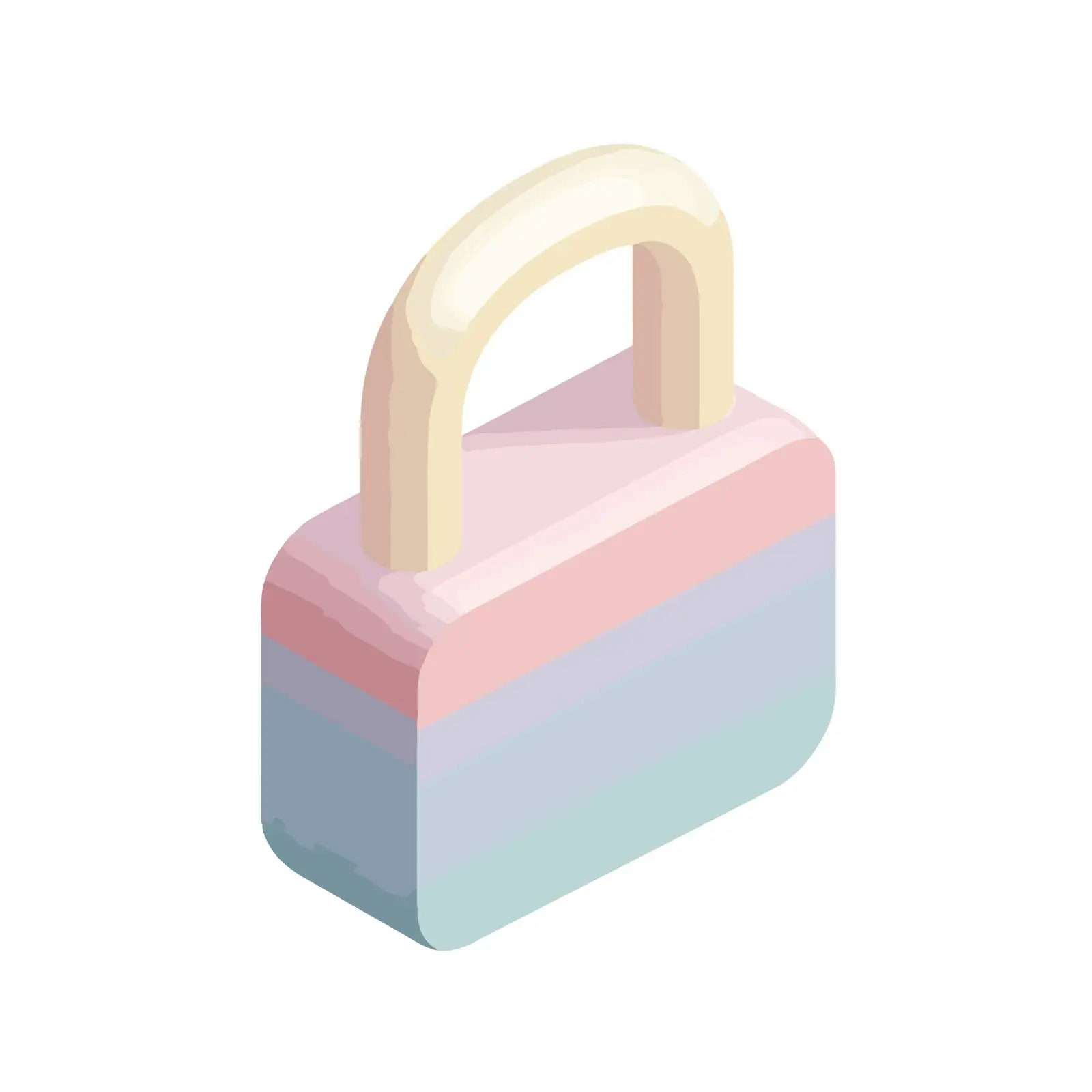 Isometric Lock Icon Design — free download from Dotvec