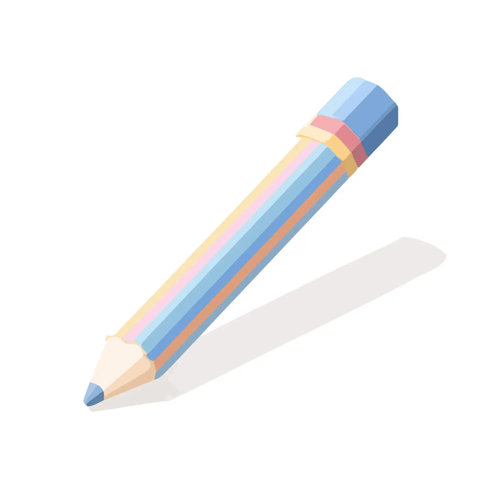 Isometric Pencil Icon — free download from Dotvec