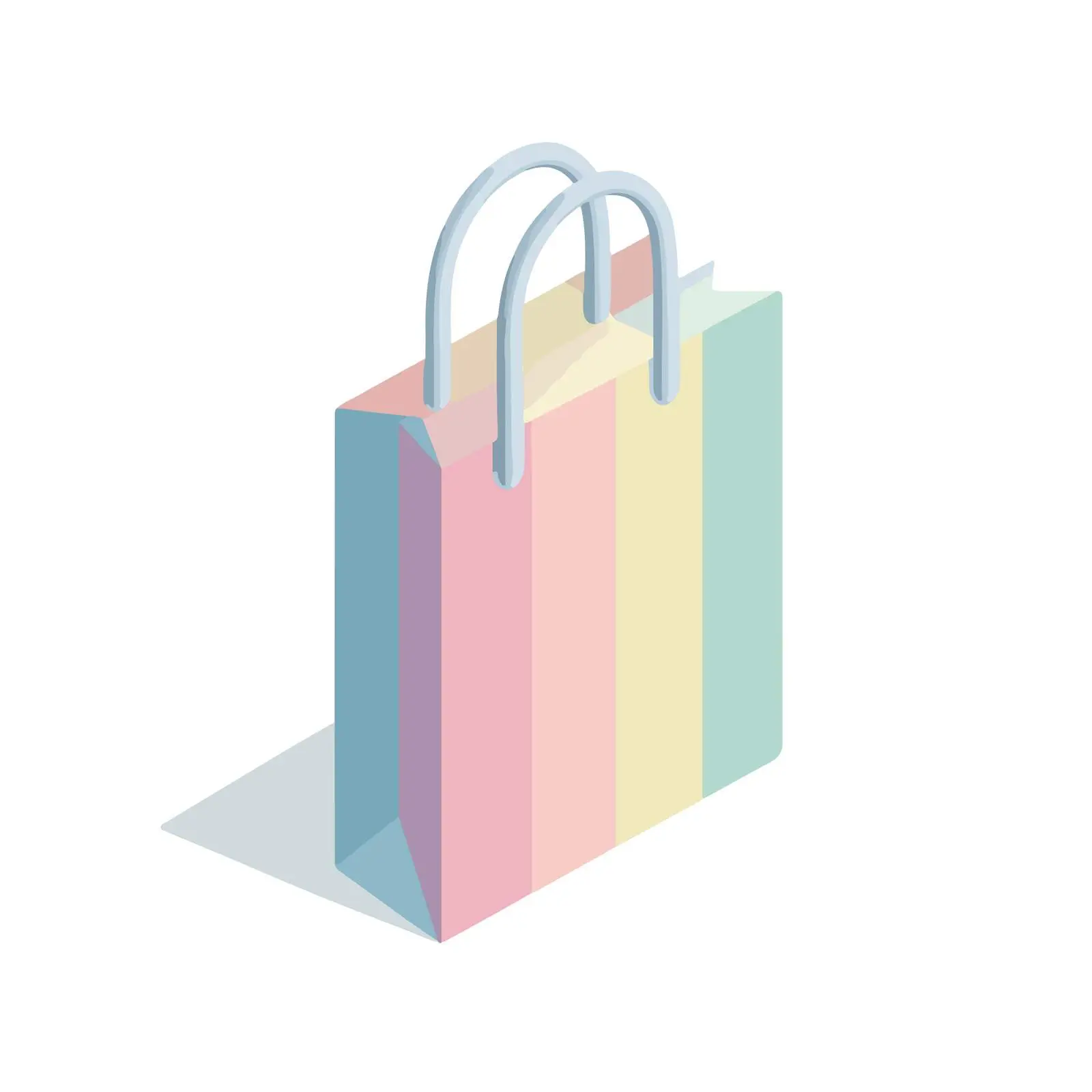 Isometric Shopping Bag Icon — free download from Dotvec