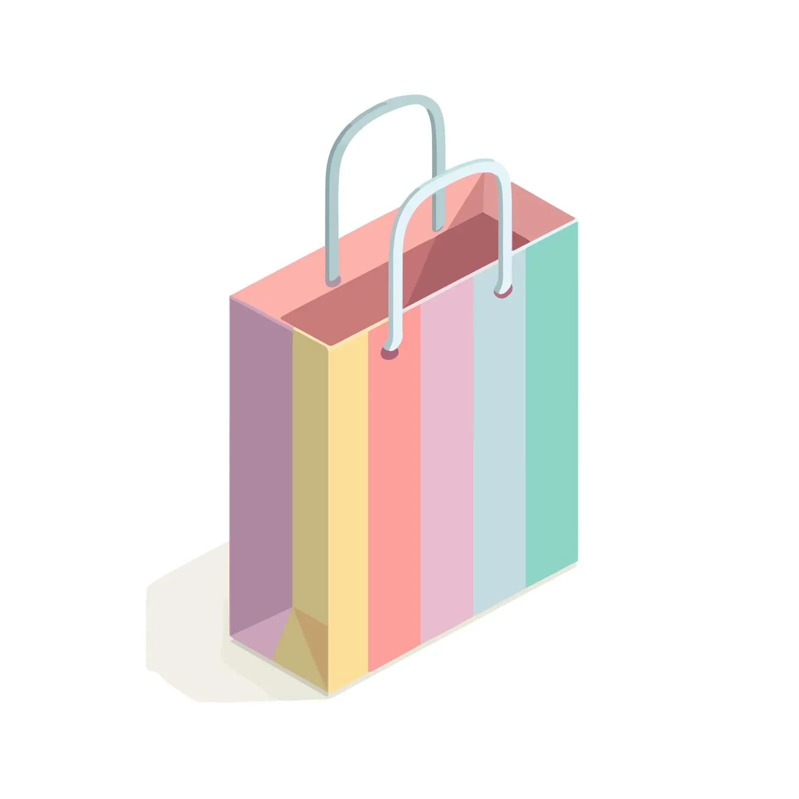 Isometric Shopping Bag Icon — free download from Dotvec