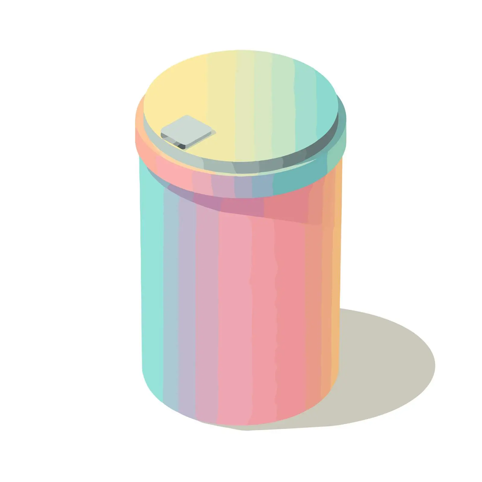 Isometric Trash Can Icon — free download from Dotvec