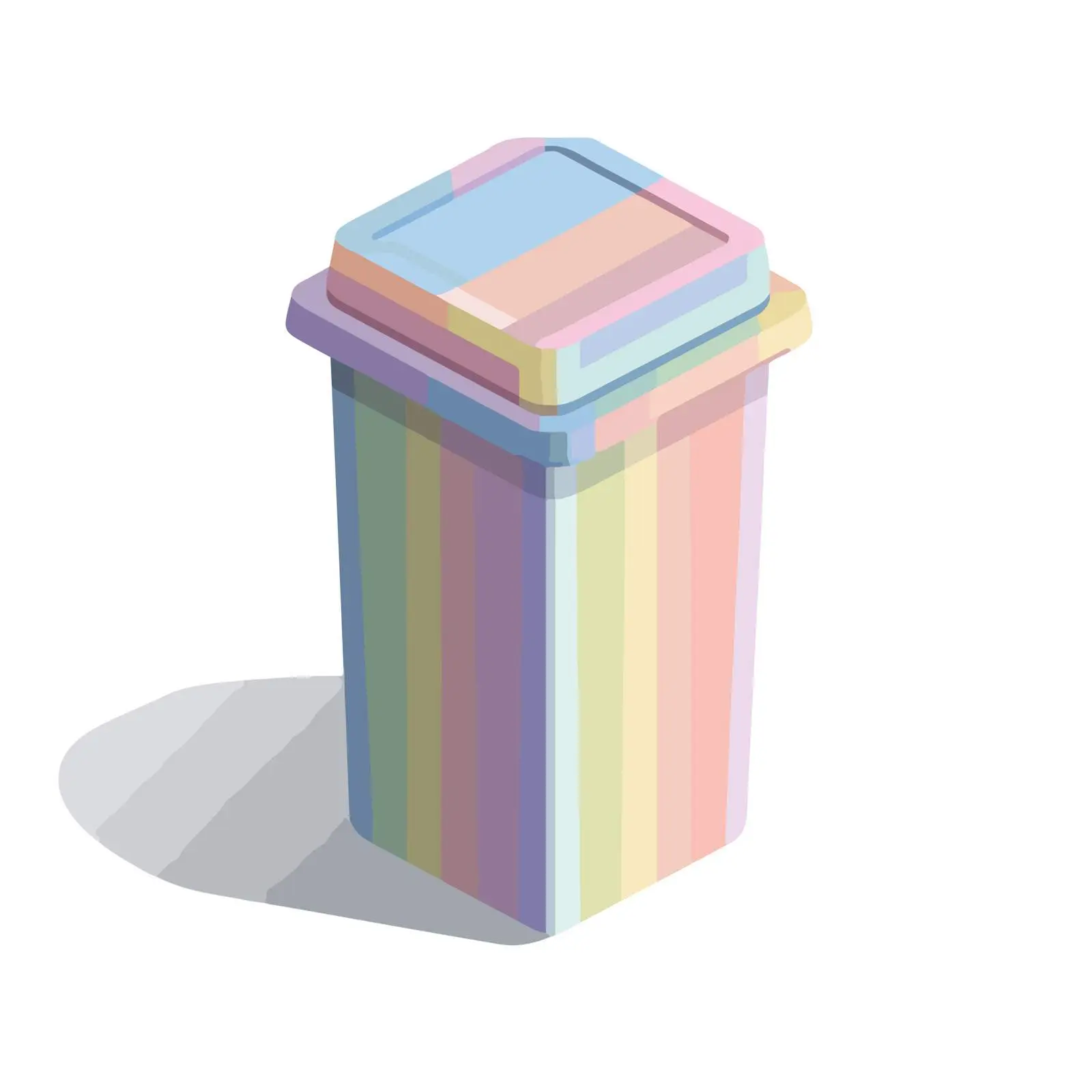 Isometric Trash Can Icon — free download from Dotvec