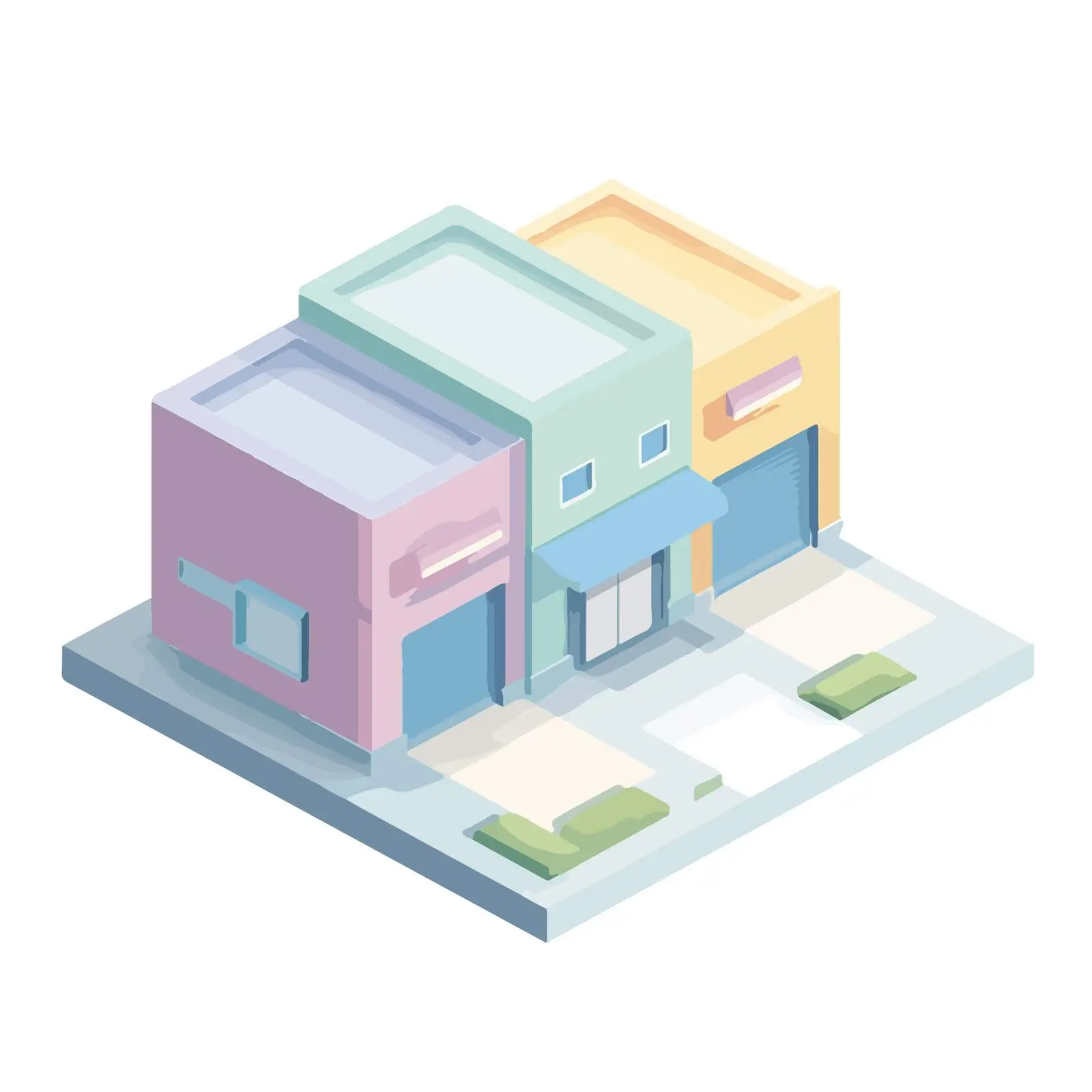 Isometric Warehouse Icon — free download from Dotvec