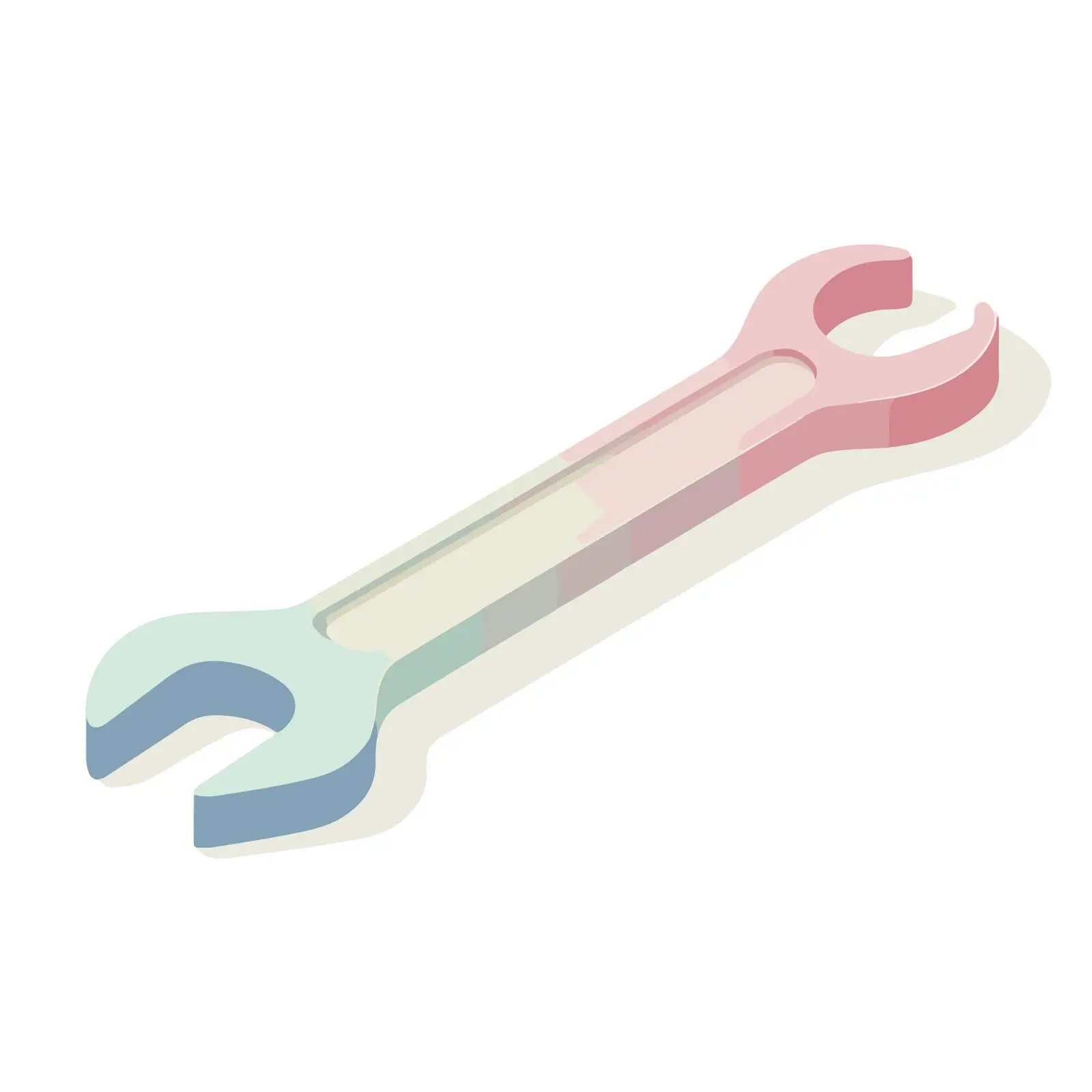 Isometric Wrench Icon — free download from Dotvec