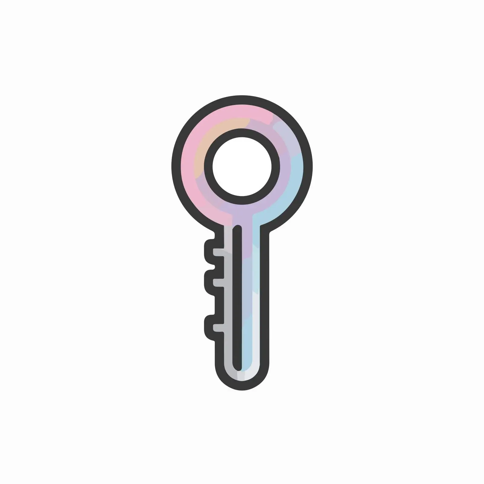 Minimalist Key Icon Design — free download from Dotvec