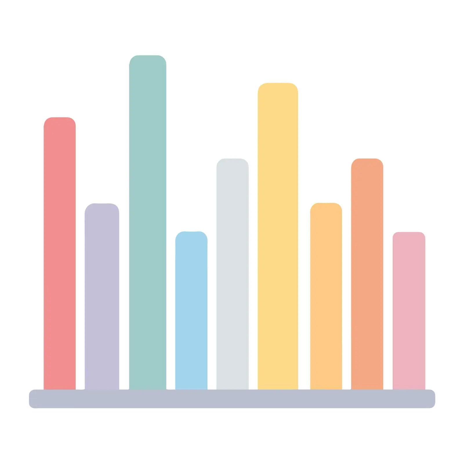 Minimalist Bar Graph Icon — free download from Dotvec