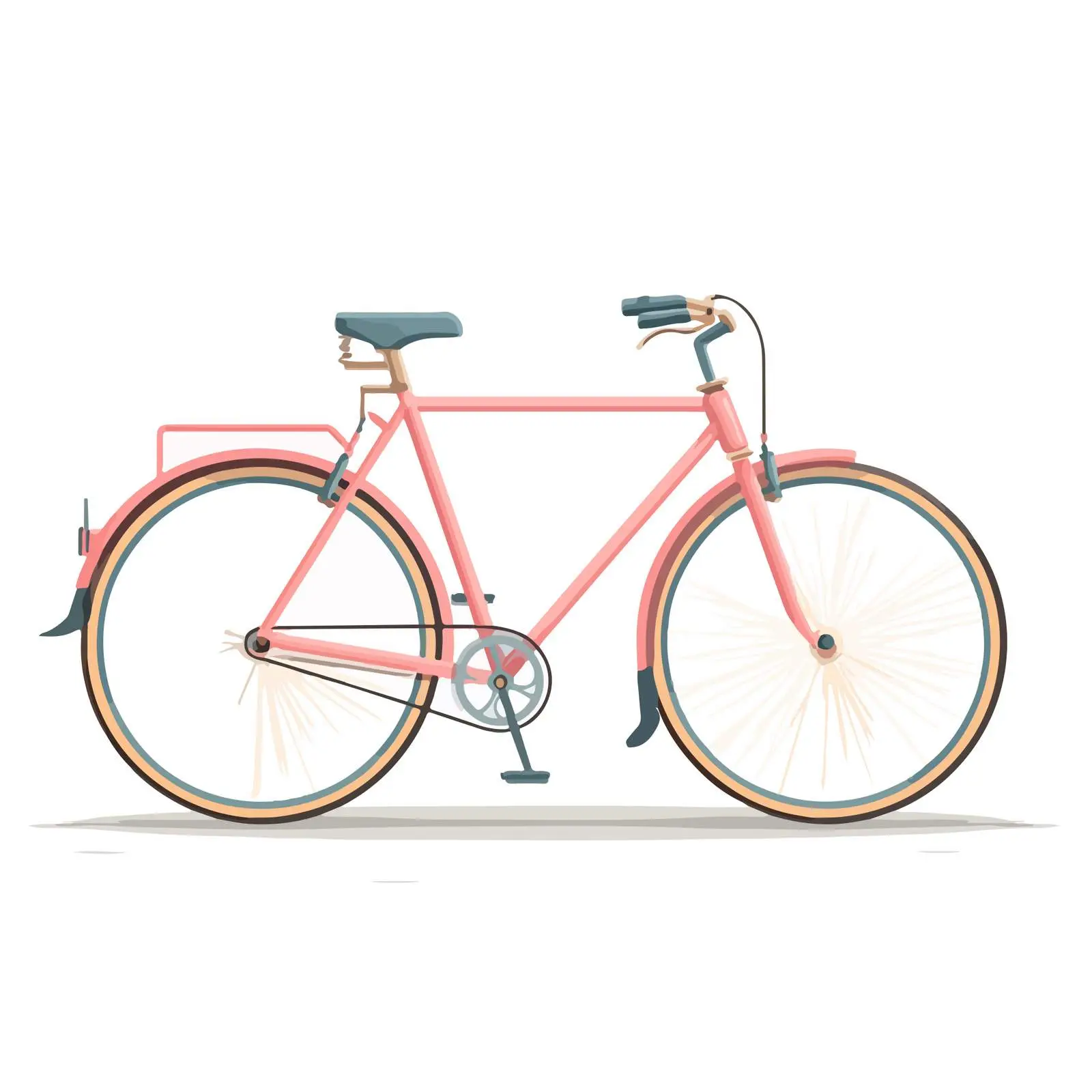 Minimalist Bicycle Icon — free download from Dotvec