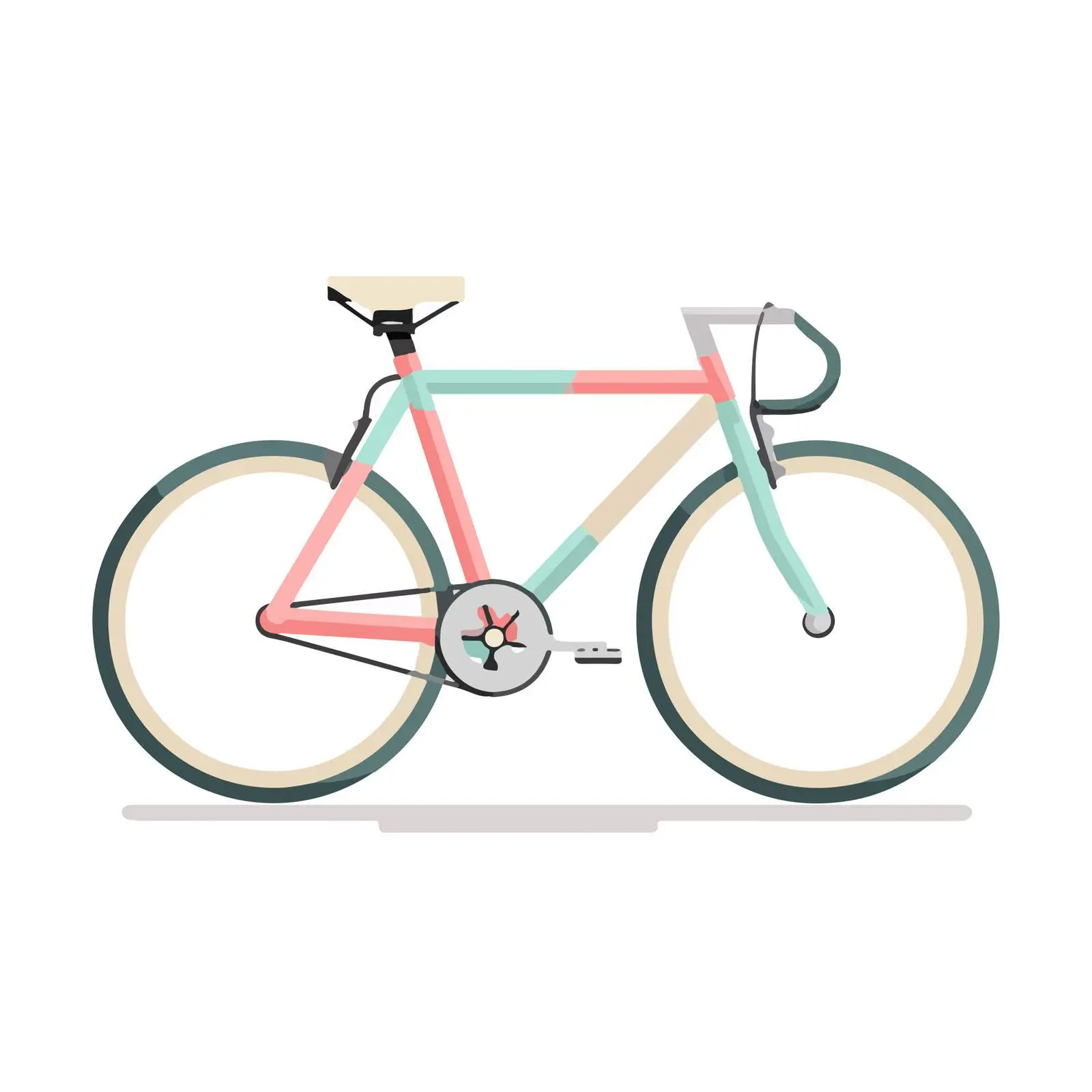 Minimalist Bicycle Icon Design — free download from Dotvec