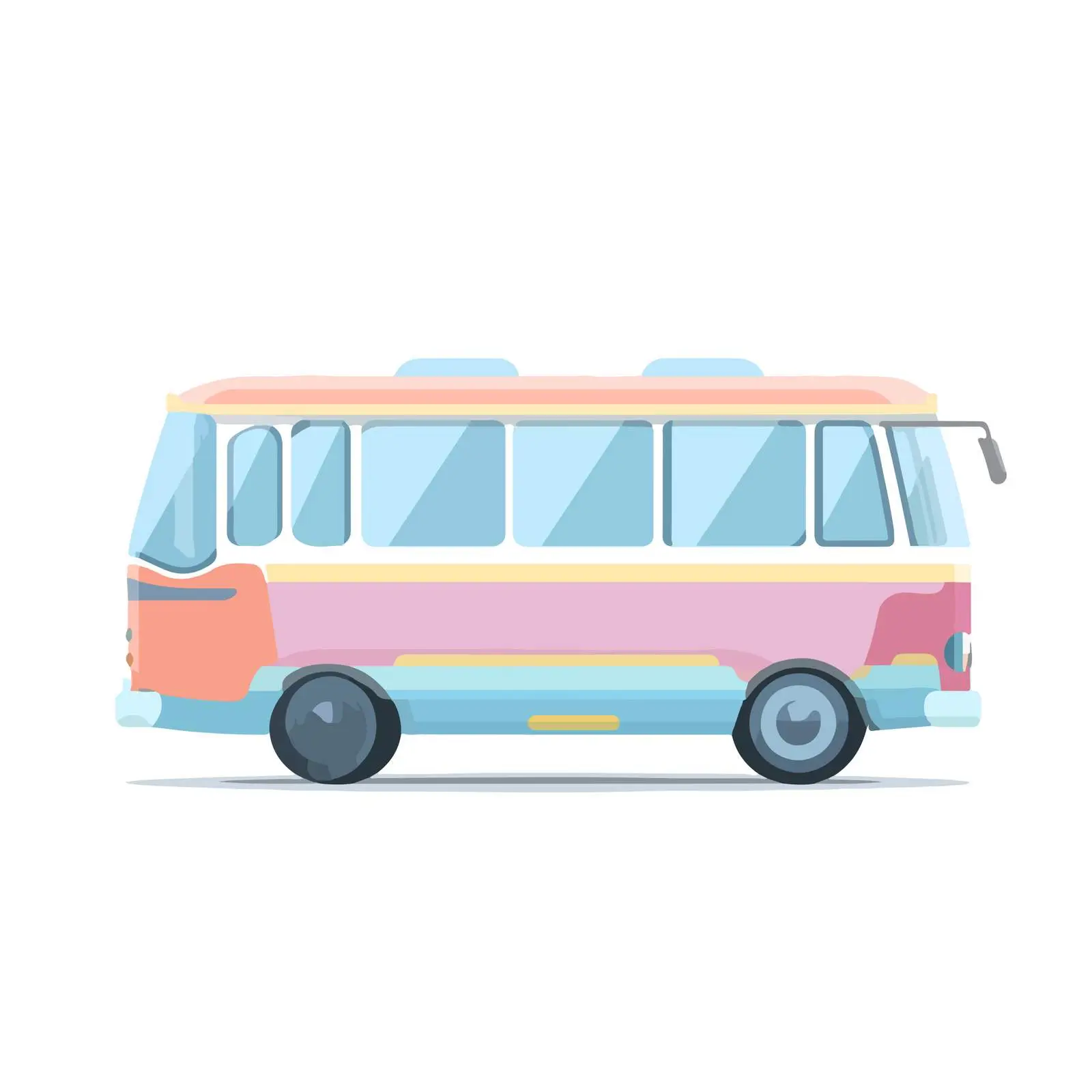 Minimalist Bus Icon — free download from Dotvec