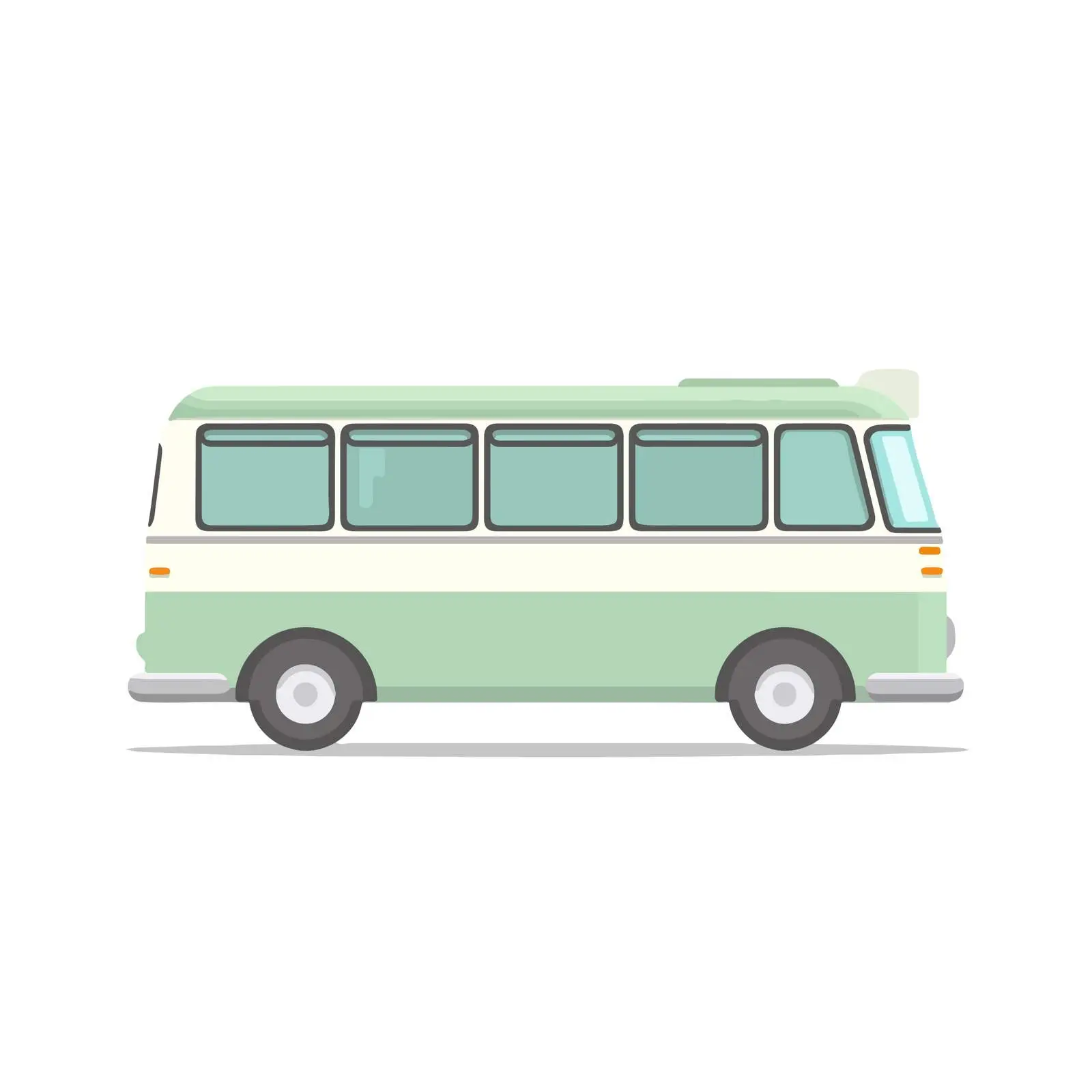 Minimal Bus Icon Vector Design — free download from Dotvec