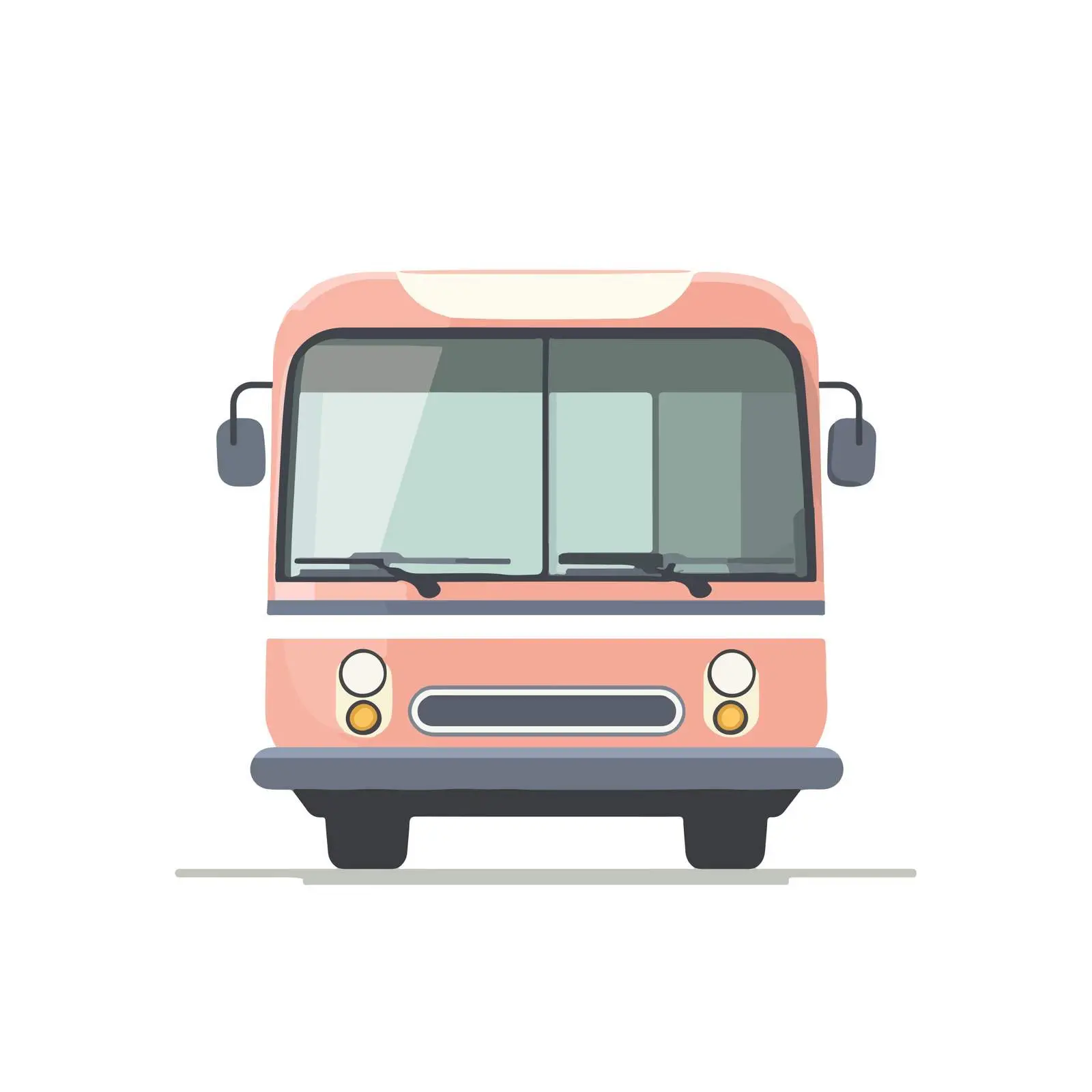 Minimalist Bus Icon Design — free download from Dotvec