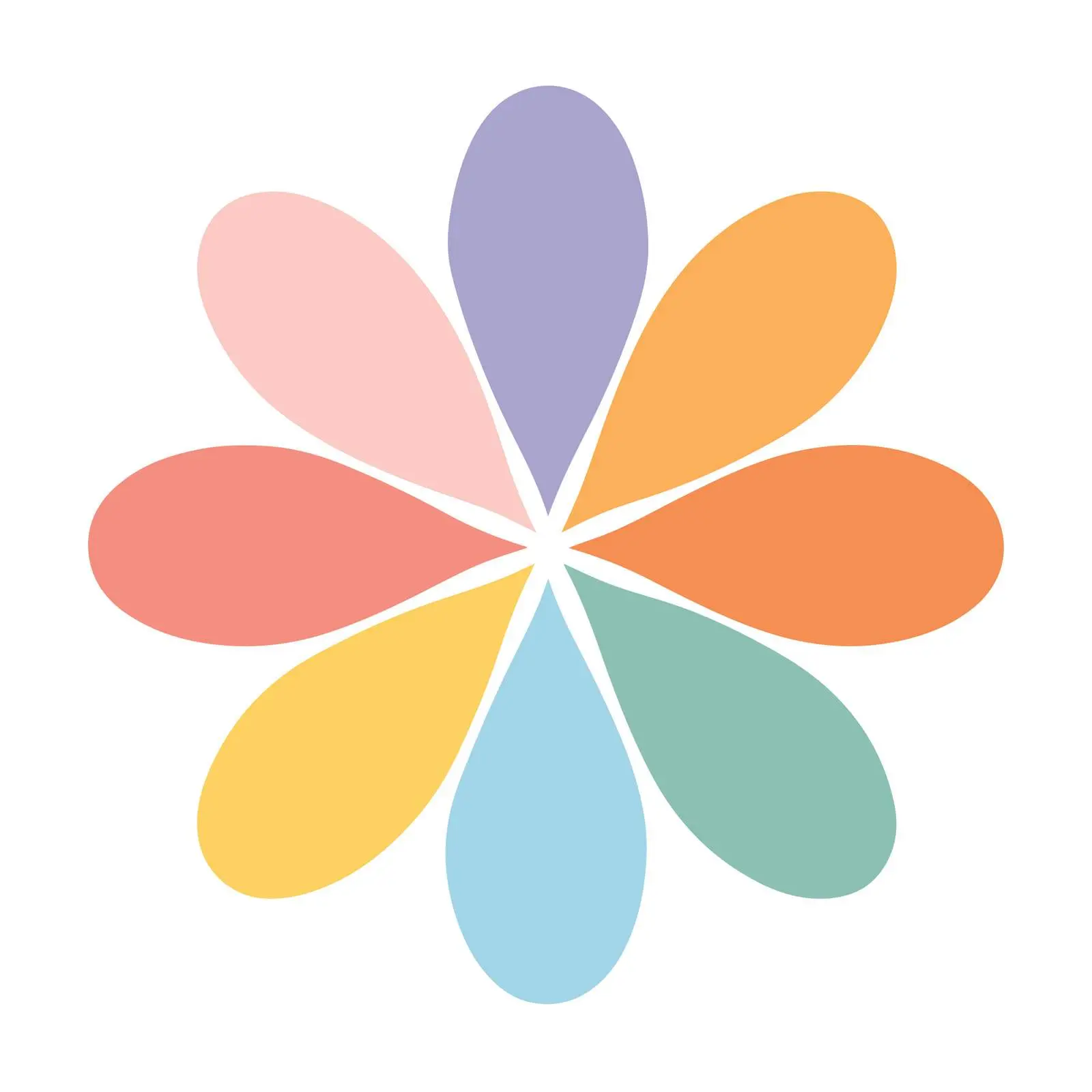Minimalist Flower Icon Vector Design — free download from Dotvec