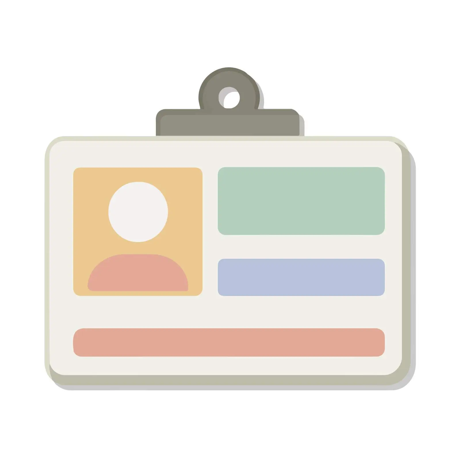 Minimalist ID Card Icon — free download from Dotvec