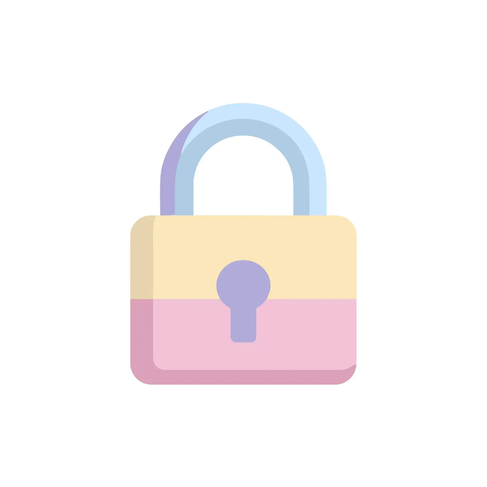 Minimalist Lock Icon — free download from Dotvec