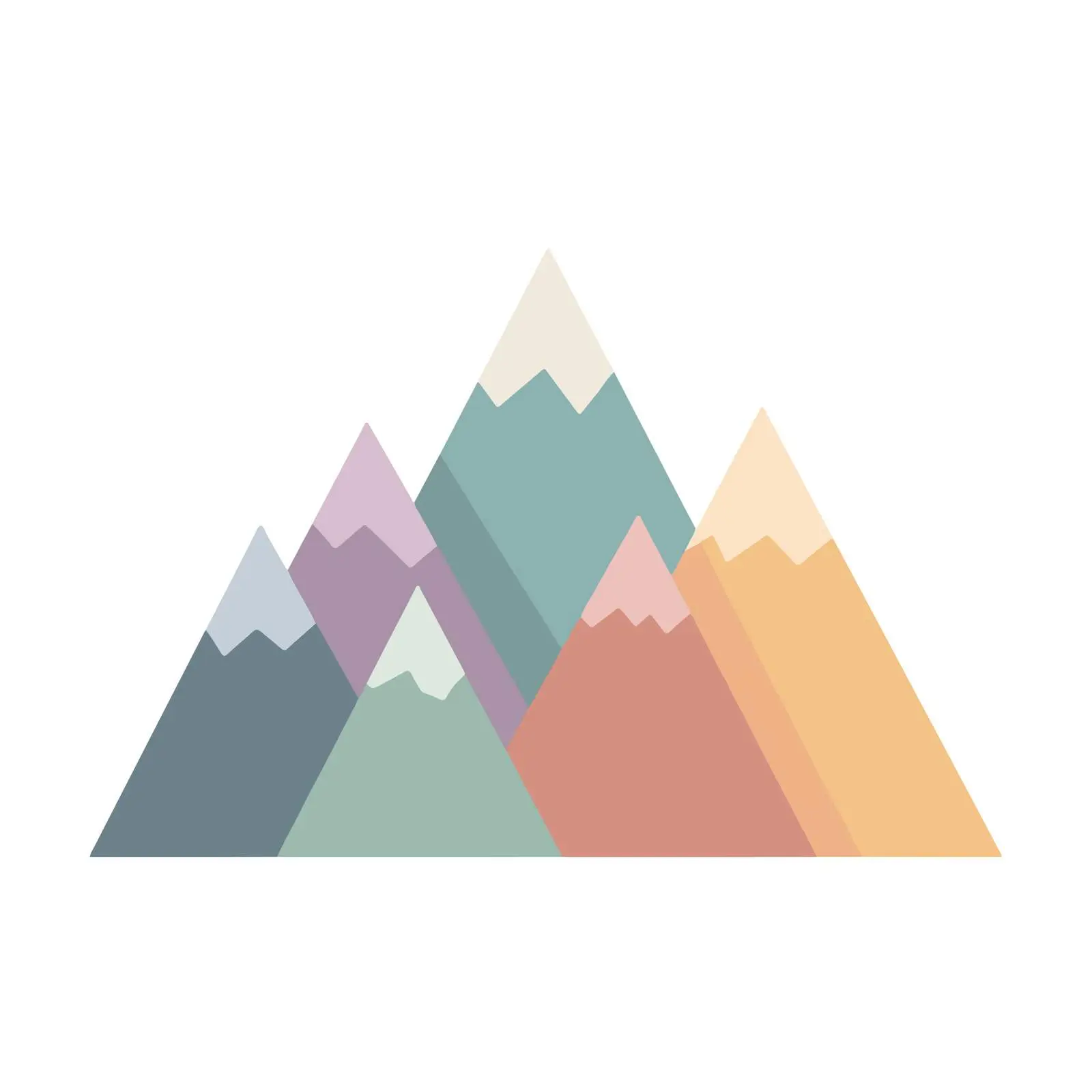Minimalist Mountain Icon — free download from Dotvec